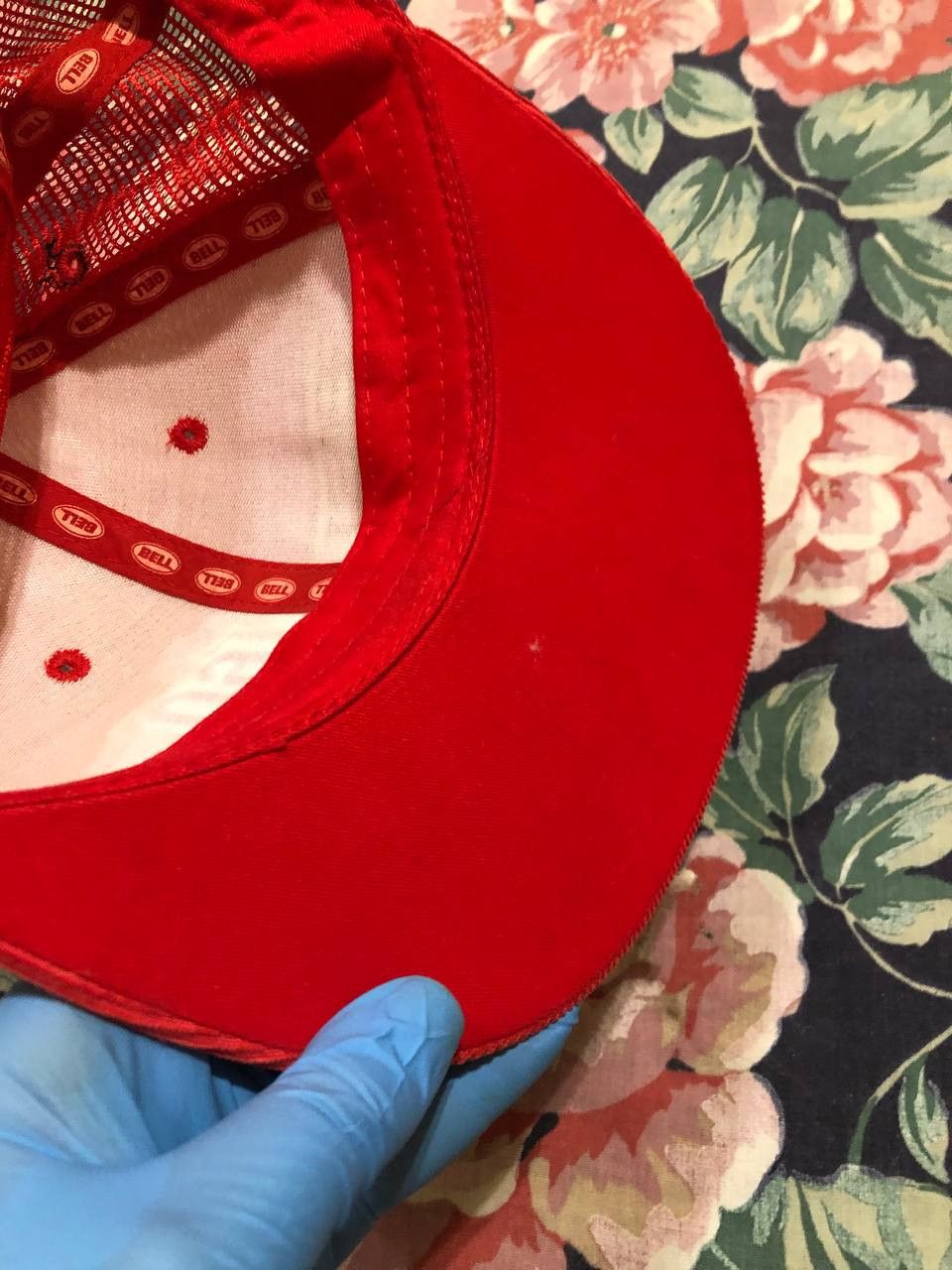 Vintage Vintage Cap red big logo Bell Helmets Y2K Hats streetwear Size ONE SIZE - 5 Thumbnail