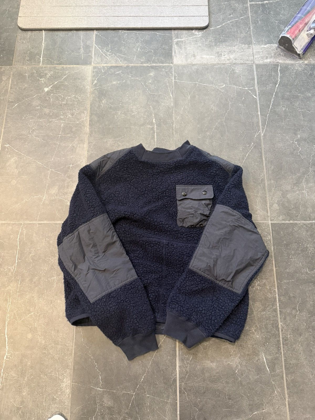 Drake's Drake’s Military Fleece Sweatshirt Crewneck Boucle Wool Size US L / EU 52-54 / 3 - 2 Thumbnail