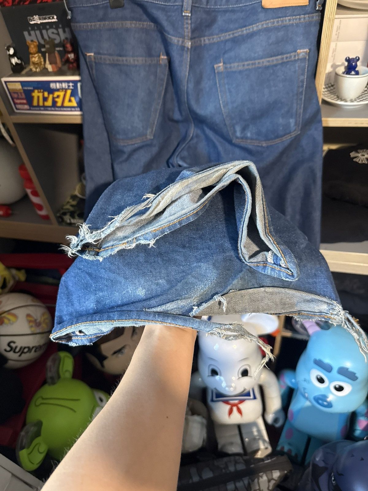 Acne Studios Acne Studios 2004 FN Uniform LH Aquelli Blue Jeans Size US 31 - 4 Thumbnail