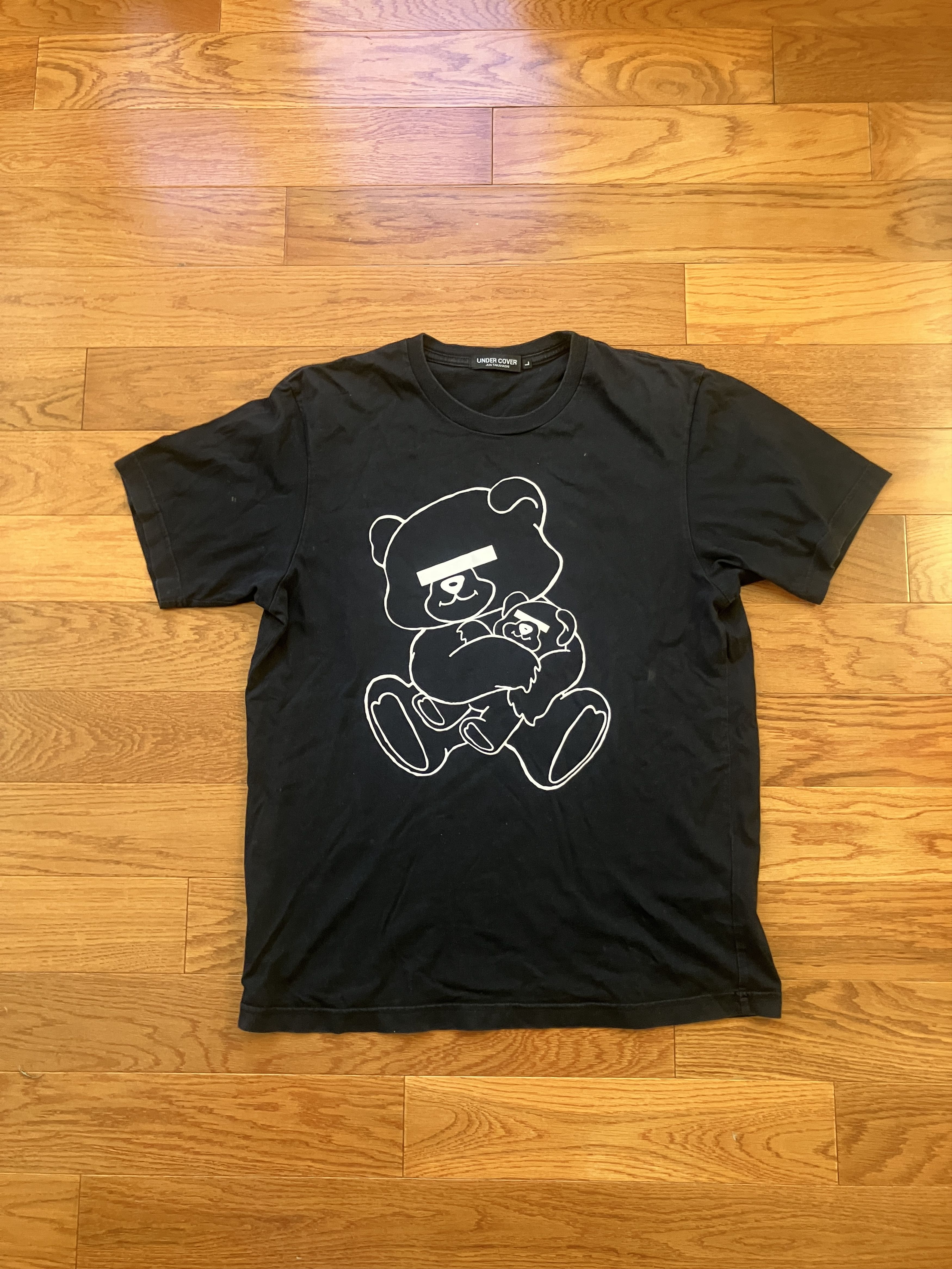 UNDERCOVER MASK BEAR TEE 黒 / SIZE:XL Human Made x Undercover Graphic T-shirt Black Men's - FW25 - US