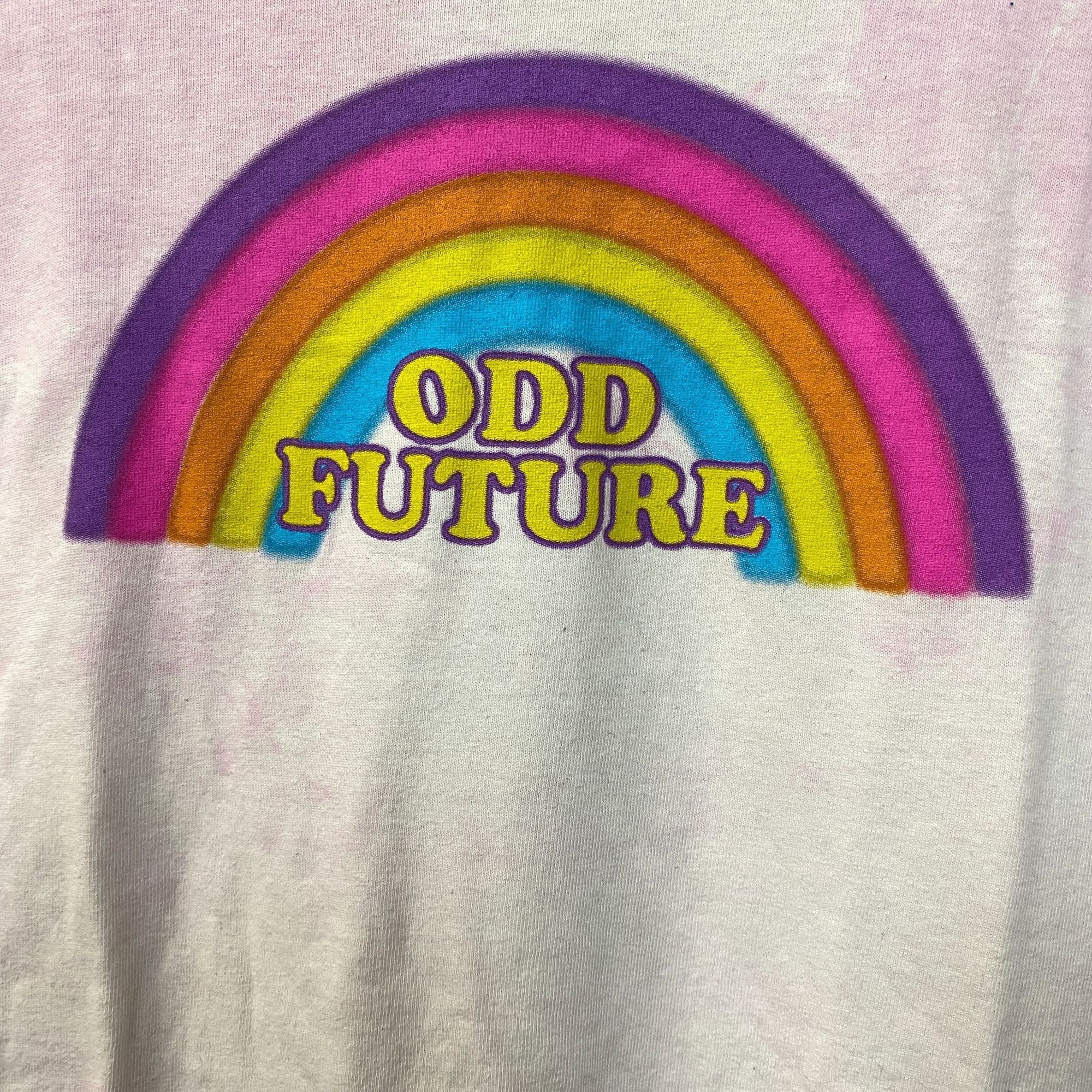 Odd Future Odd Future Rainbow Pink Tie Dye Womens T Shirt Medium Size US M / EU 48-50 / 2 - 2 Thumbnail