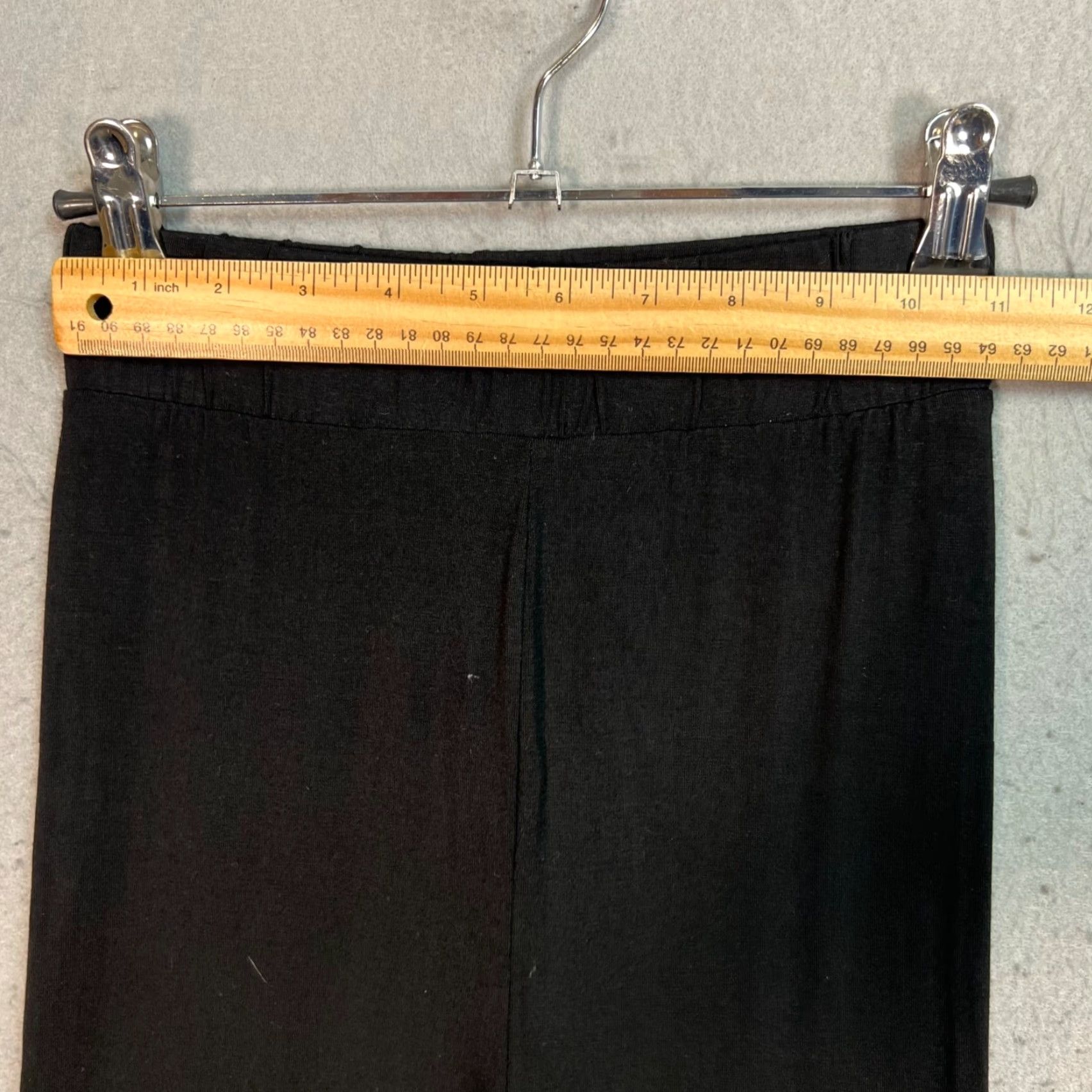 Topshop Topshop Leggings Womens Size 4 Black Viscose Elastane Stretch Ankle High Rise 27in Inseam Regular Pattern Solid Size 27" / US 4 / IT 40 - 5 Thumbnail
