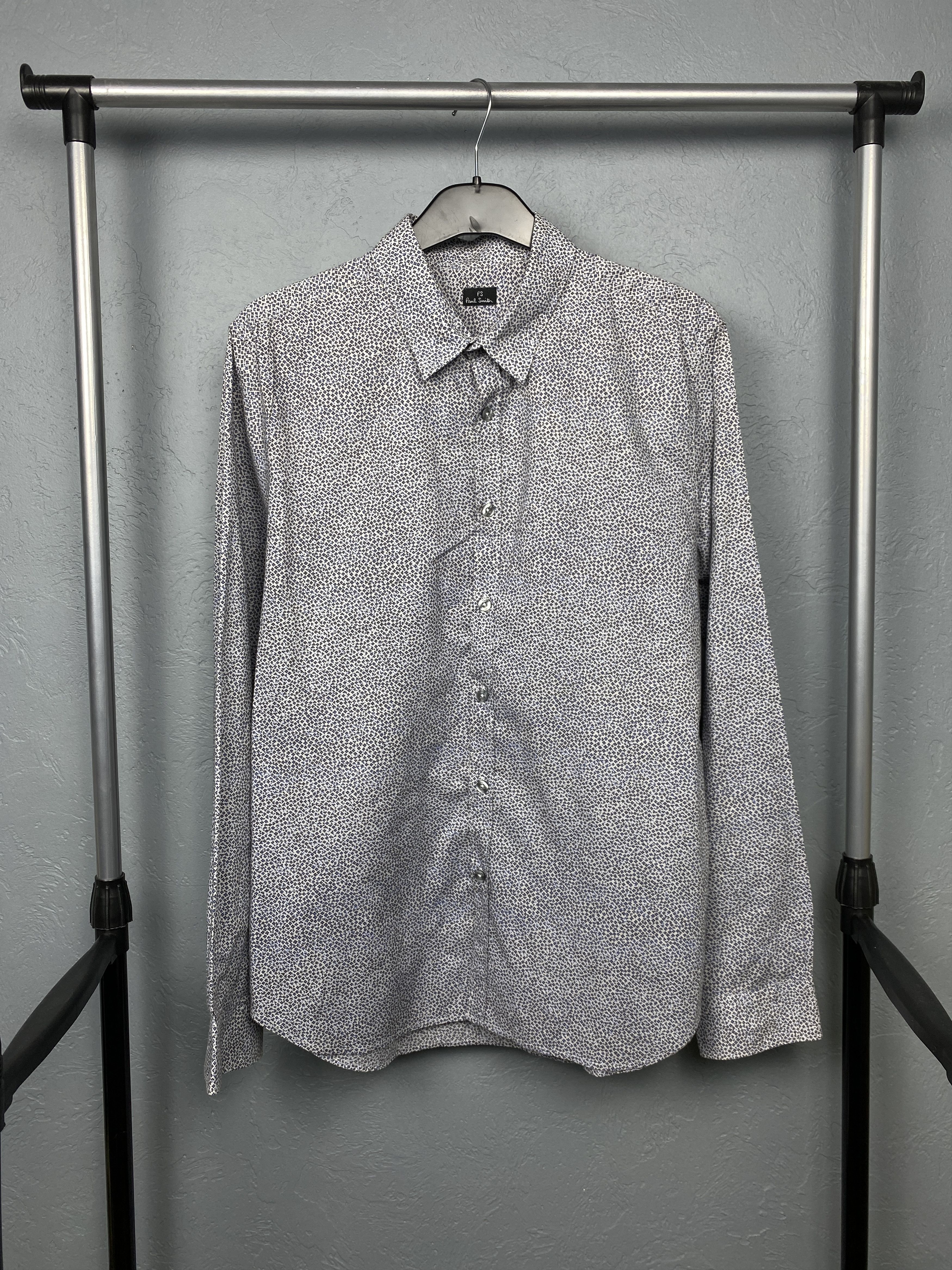 Paul Smith × Vintage Paul Smith Vintage Mens Long Sleeve Shirt Size US L / EU 52-54 / 3 - 1 Thumbnail