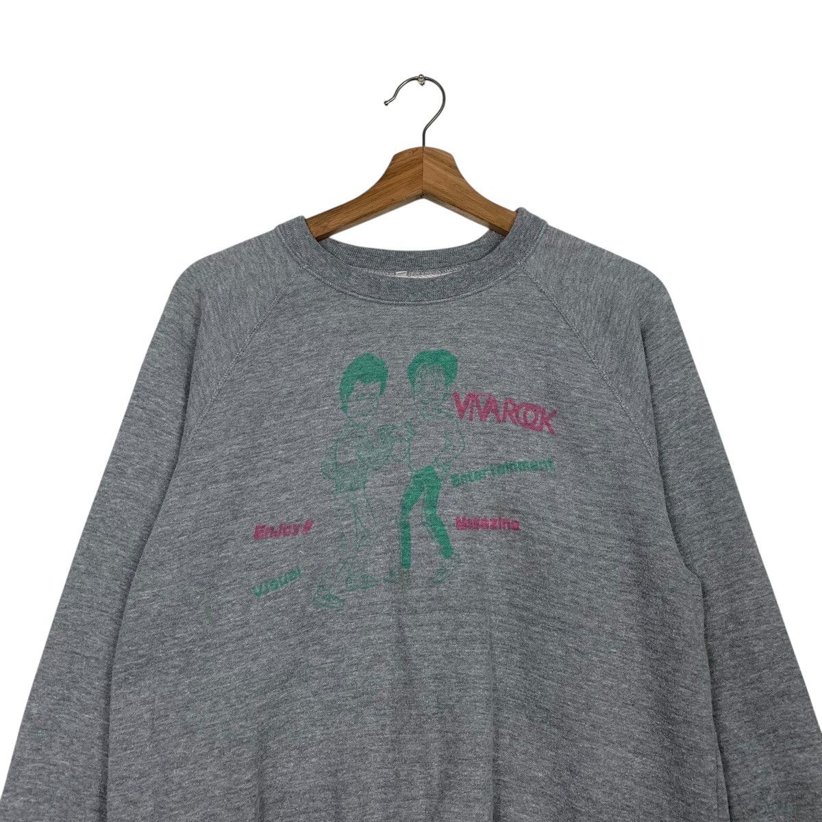 Japanese Brand Vintage Viva Rock Crewneck Sweatshirt Size US M / EU 48-50 / 2 - 2 Thumbnail