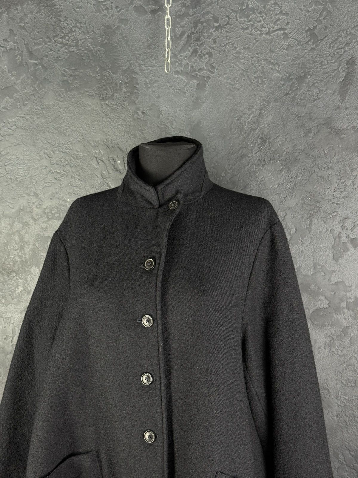 Rundholz RUNDHOLZ Avant-Garde Black Wool Jacket Oversized Size M / US 6-8 / IT 42-44 - 9 Thumbnail