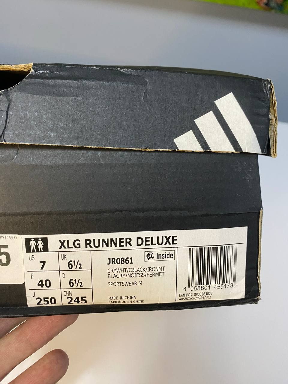 Adidas Adidas Xlg Runner Deluxe Black/Grey Split/Silver Gray Size US 8 / IT 38 - 10 Thumbnail