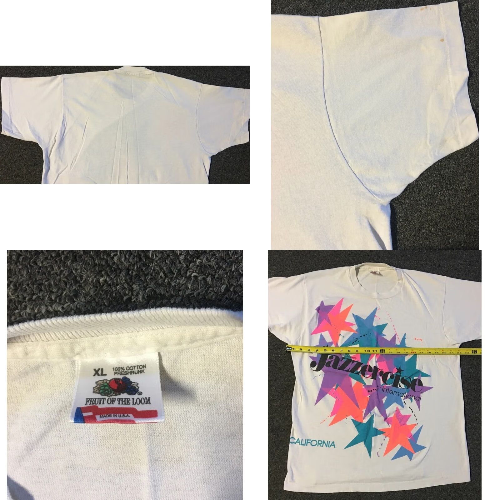 DANCER VINTAGE Shirt Mens XL White Vtg 90s Jazzercise Faded Star Ballet Theatre Dance Vaporwave Grunge 80s Size US XL / EU 56 / 4 - 9 Thumbnail