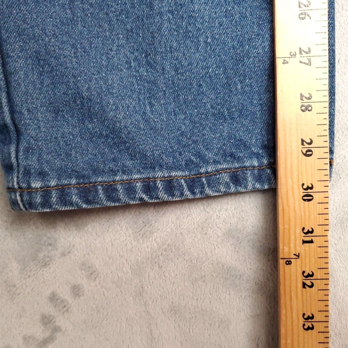 Vintage Red Head Jeans Mens 34x30 Blue Denim 100% Cotton Outdoor Classic Straight Leg Jeans Mens 34 Blue Western American Belt Loops 5-Pocket Design Size US 34 / EU 50 - 8 Thumbnail