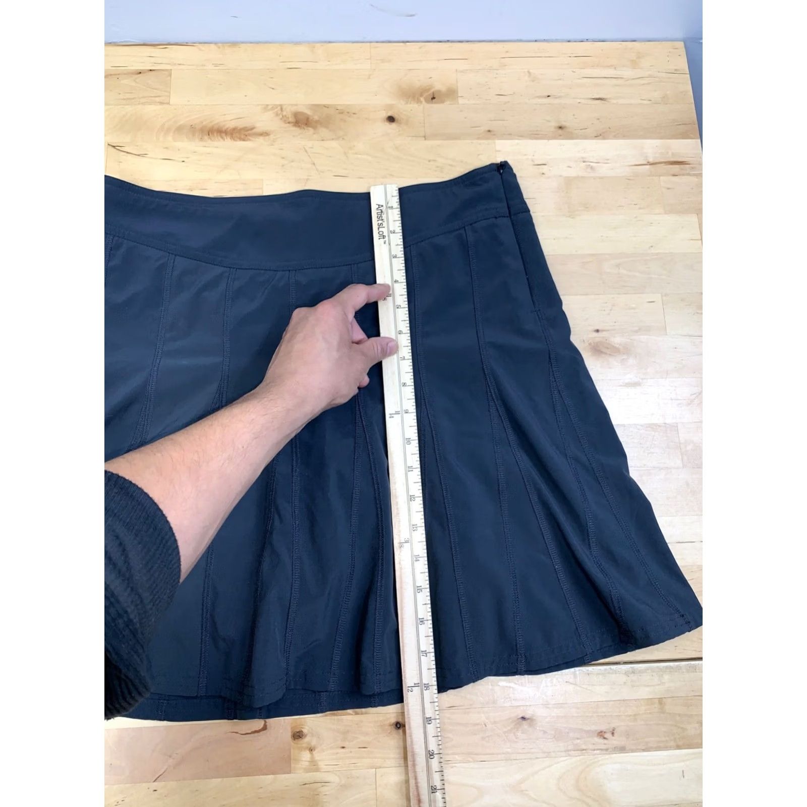 Athleta Athleta Skort Women 8 Gray Activewear Stretch Drawstring Skort Athletic Size ONE SIZE - 6 Thumbnail