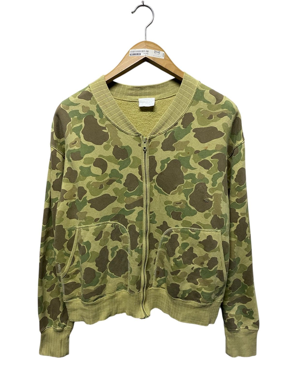 CAB Clothing Duck Camo Vneck Sweater