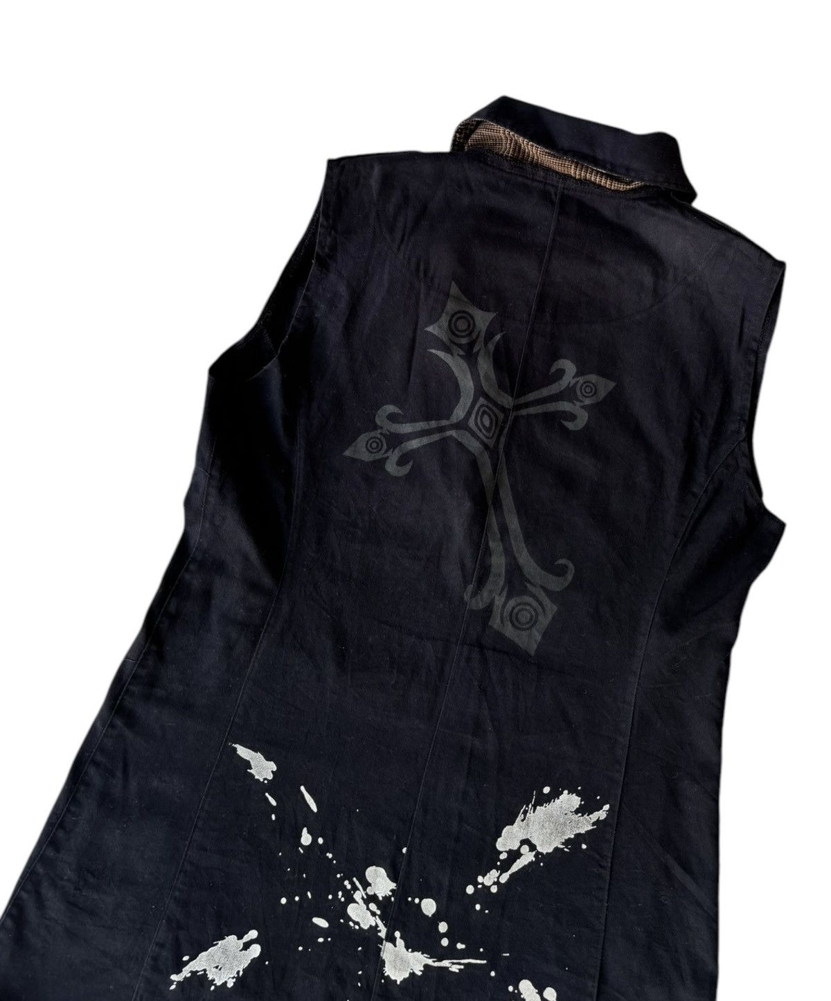 If Six Was Nine × Japanese Brand × Le Grande Bleu (L.G.B.) 2000s Free Gate Punk Grunge Gothic Spiderweb Chain Vest Size S / US 4 / IT 40 - 9 Thumbnail