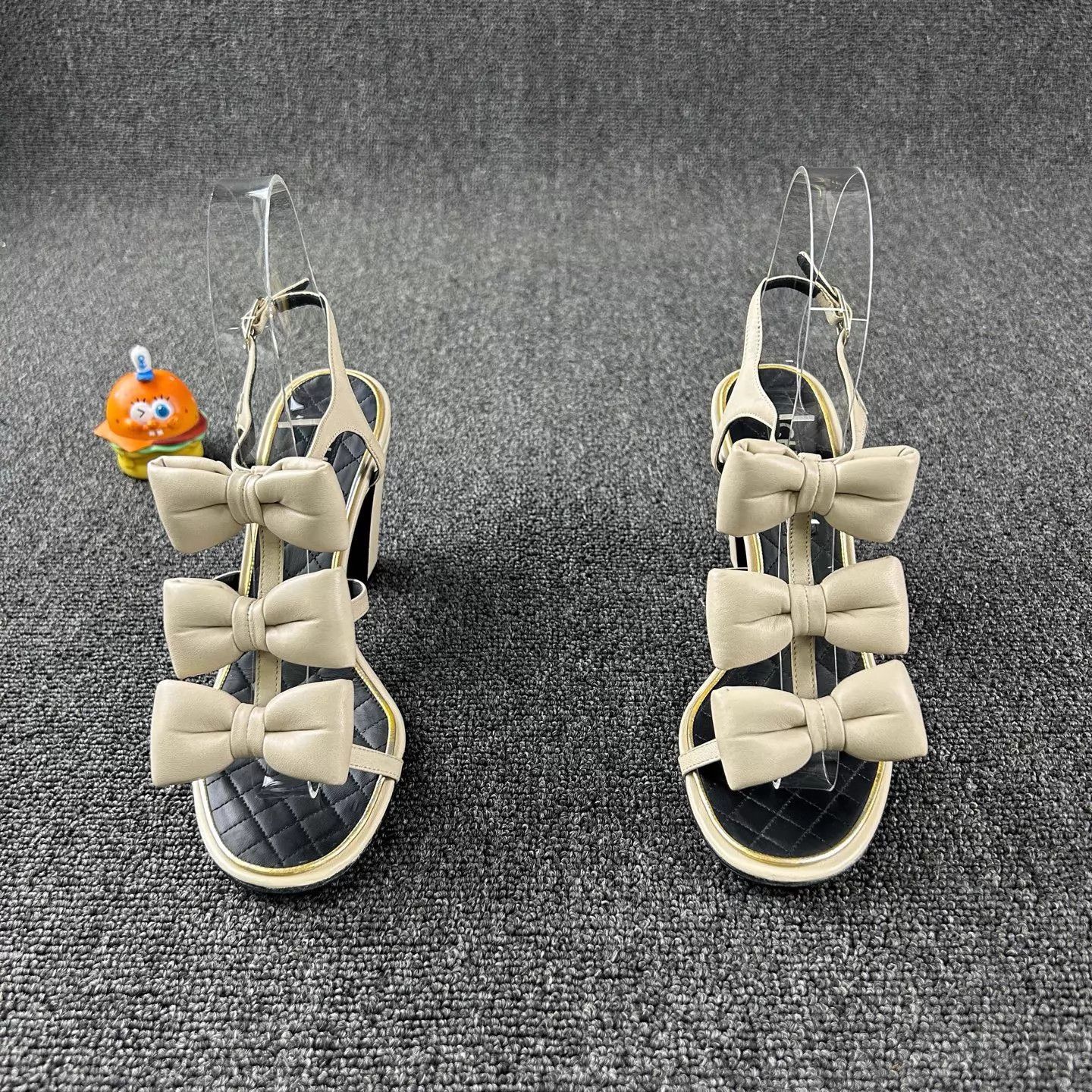 Chanel Chanel ribbon bow sandals 36.5 good condition Size US 6 / IT 36 - 2 Thumbnail