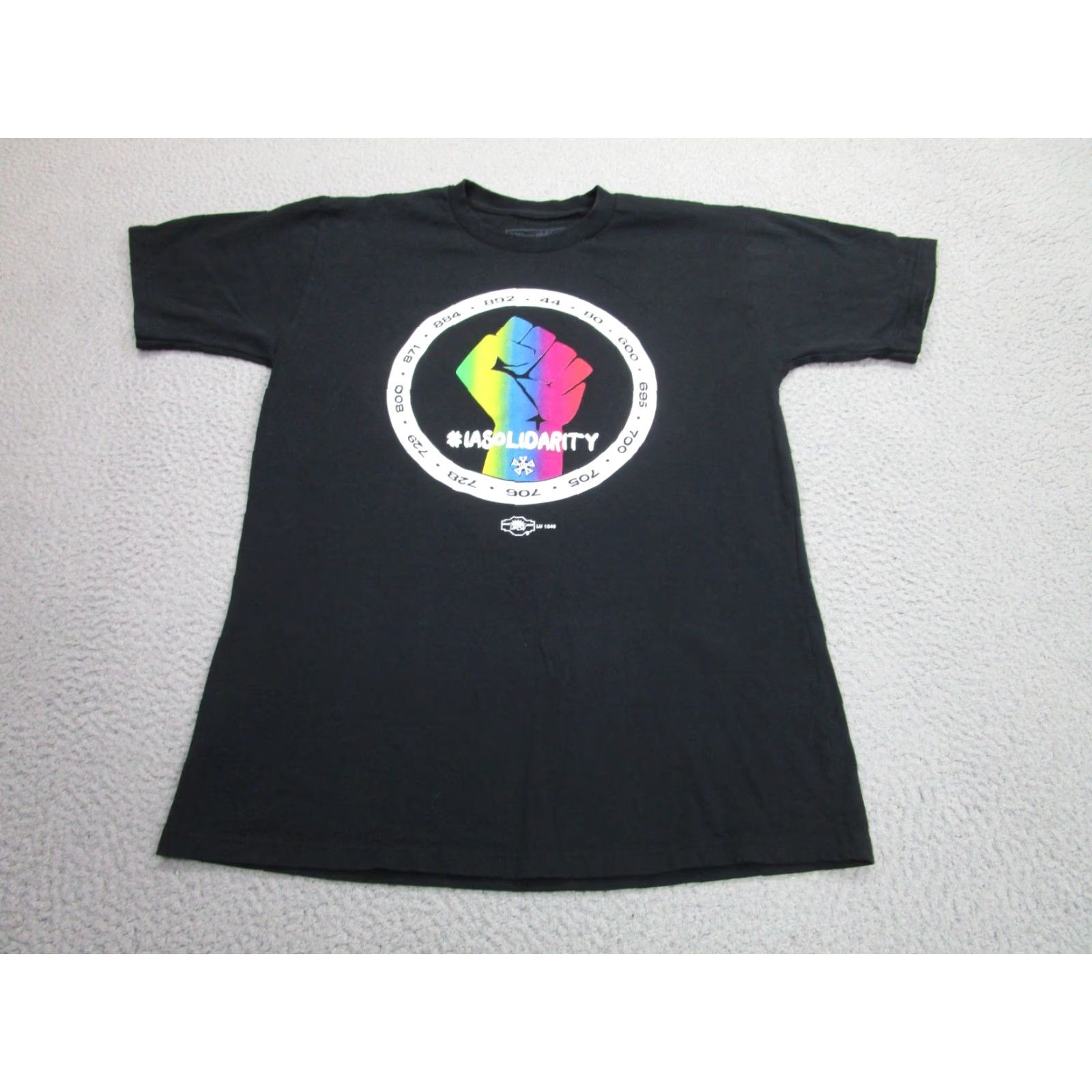 Vintage IATSE IASolidarity Shirt Mens Large Black Union Made USA Graphic Crewneck Size US L / EU 52-54 / 3 - 2 Thumbnail