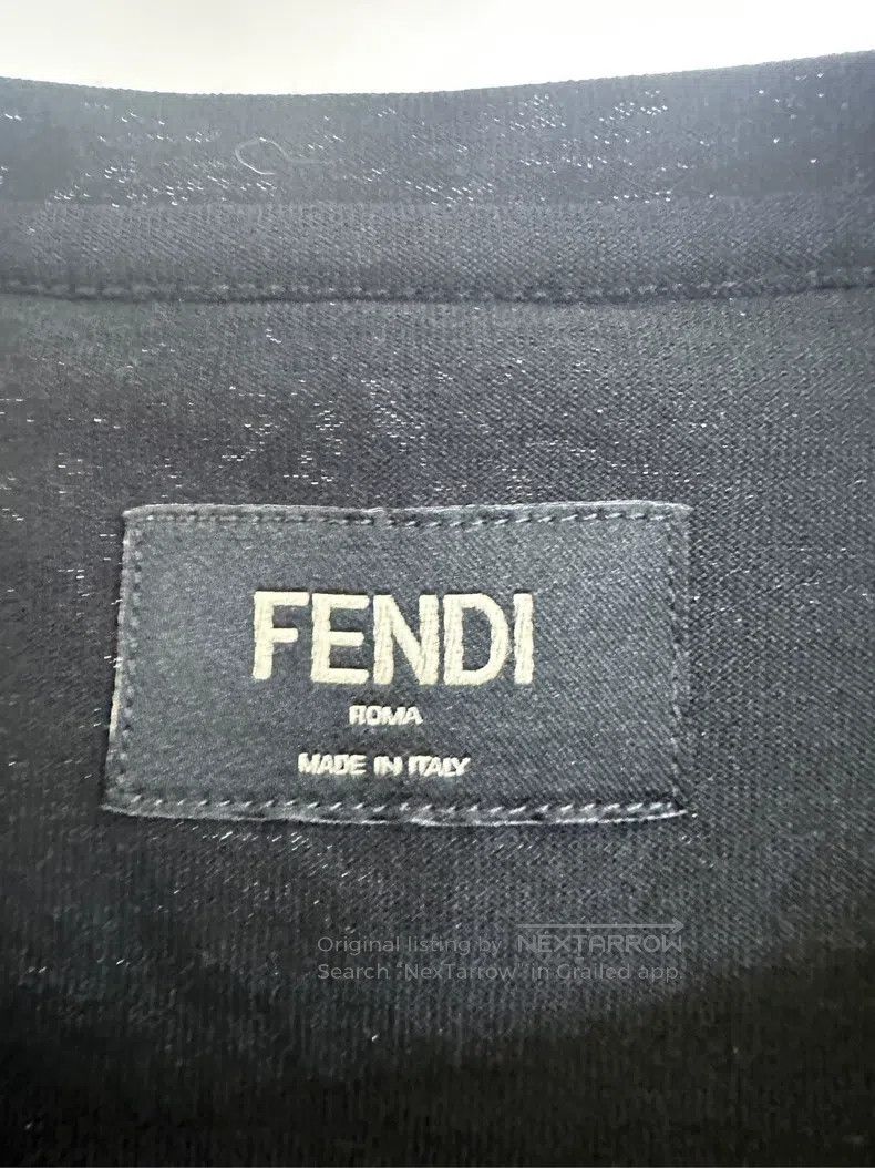 Fendi Fendi Pattern printed round neck short-sleeve T-shirt Size US XL / EU 56 / 4 - 3 Thumbnail