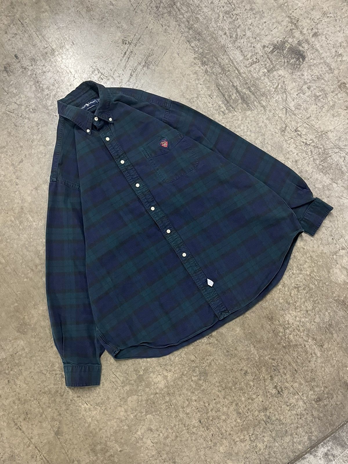 Polo Ralph Lauren × Vintage Polo Ralph Lauren vintage plaid golf crest button preppy Size US XL / EU 56 / 4 - 1 Thumbnail