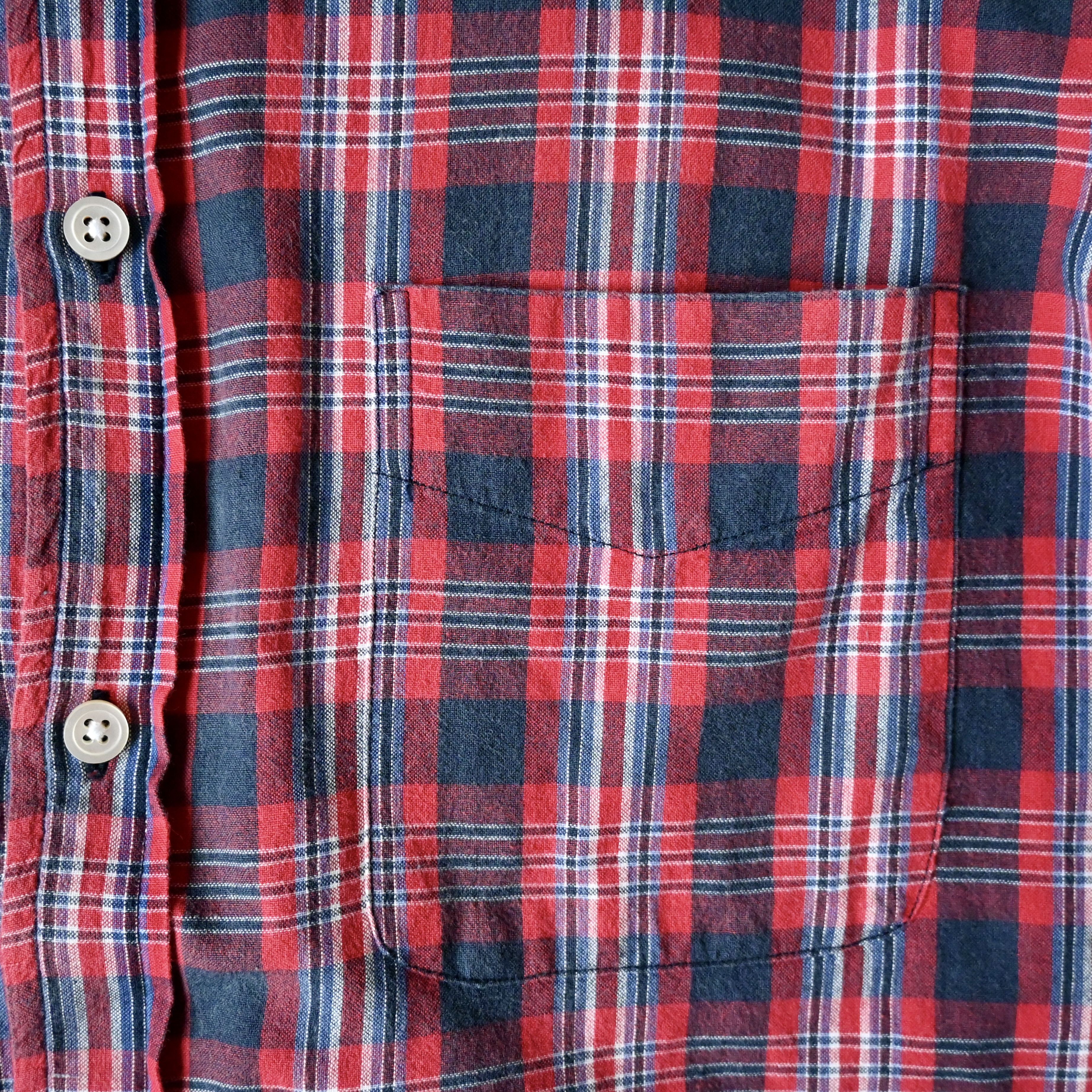 Engineered Garments 2000s ENGINEERED GARMENTS plaid cotton short sleeve BD shirt Size US M / EU 48-50 / 2 - 8 Thumbnail