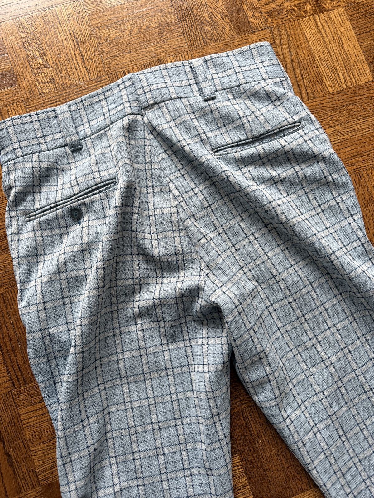 Vintage Vintage 60s Plaid Bootcut Bell Bottom Flared Pants Size US 34 / EU 50 - 8 Thumbnail