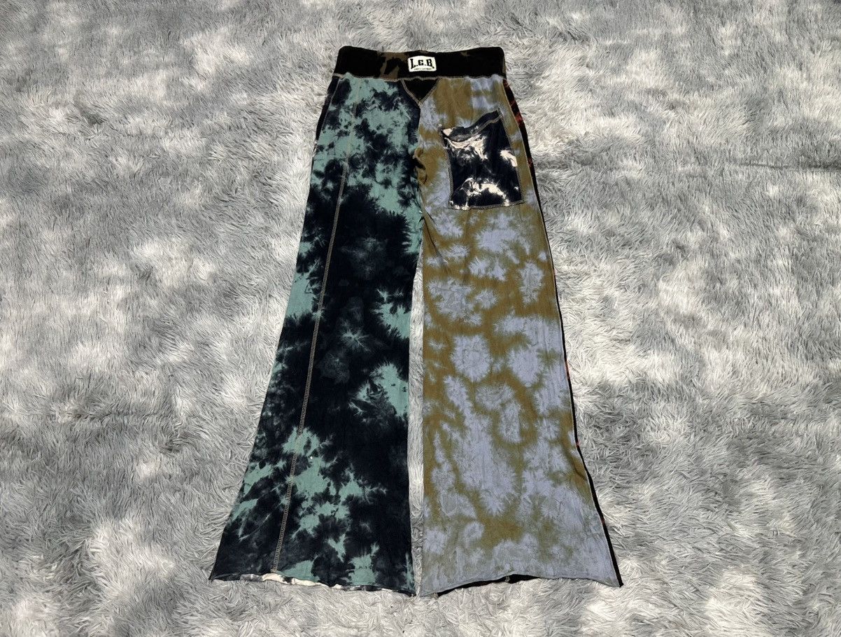 Le Grande Bleu (L.G.B.) 🔥Y2K Rare Archived L.G.B. Boxer Tie Dye Super Flared Pants Size US 30 / EU 46 - 1 Thumbnail