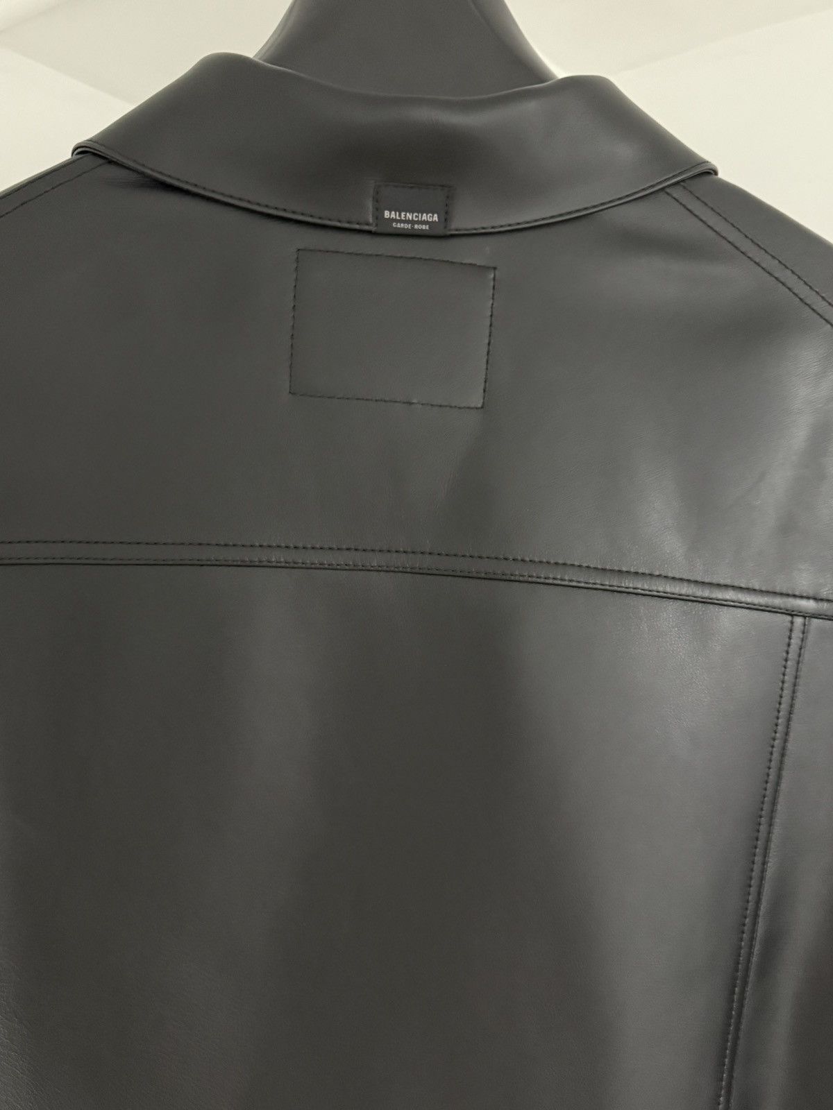 Balenciaga Balenciaga Garde-Robe leather shirt jacket size 1 Size US M / EU 48-50 / 2 - 16 Thumbnail