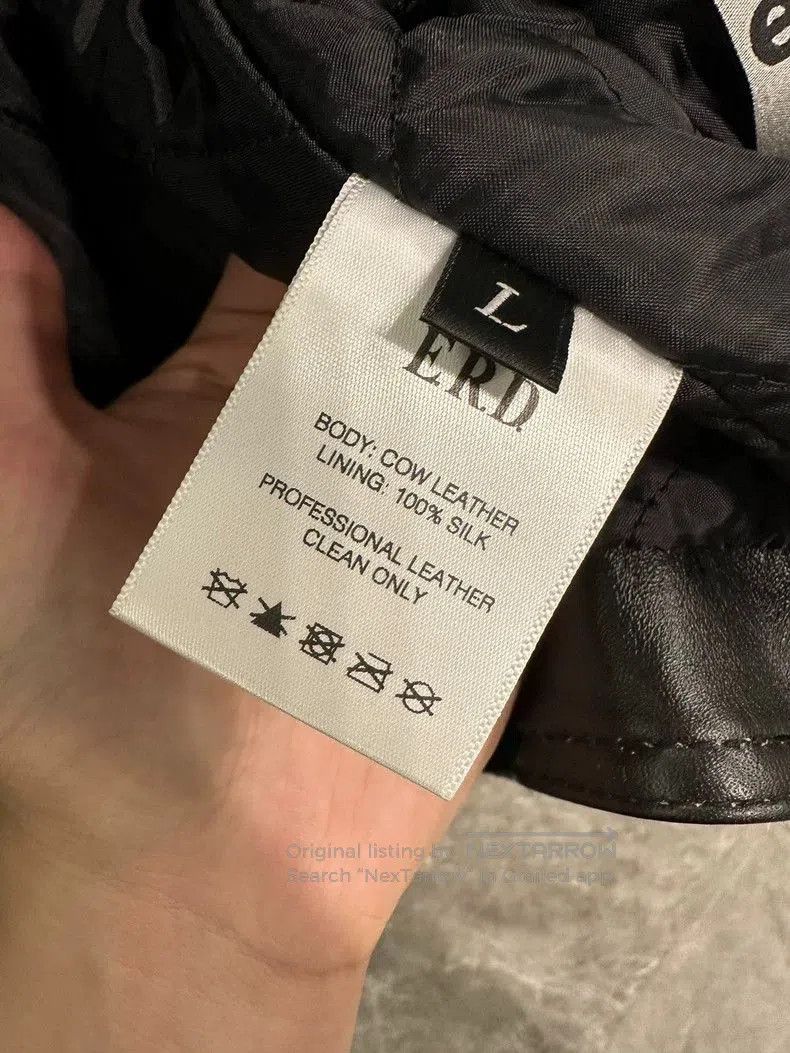 Enfants Riches Deprimes vintage black leather motorcycle jacket. Size US L / EU 52-54 / 3 - 5 Thumbnail
