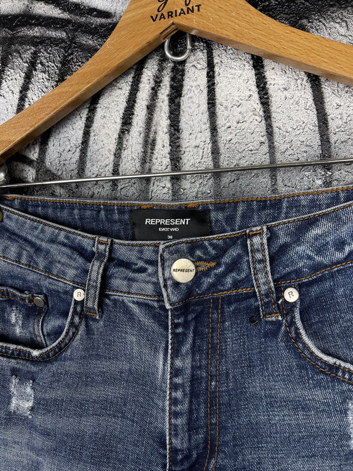 Represent Clo. Represent Distressed Designer Jeans Men’s Size 30 Size US 30 / EU 46 - 9 Thumbnail