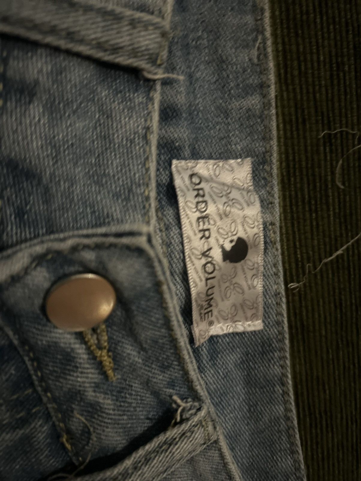 Other Light Wash Denim Cargo Pants Multi Pocket Streetwear Size 26" / US 2 / IT 38 - 2 Thumbnail