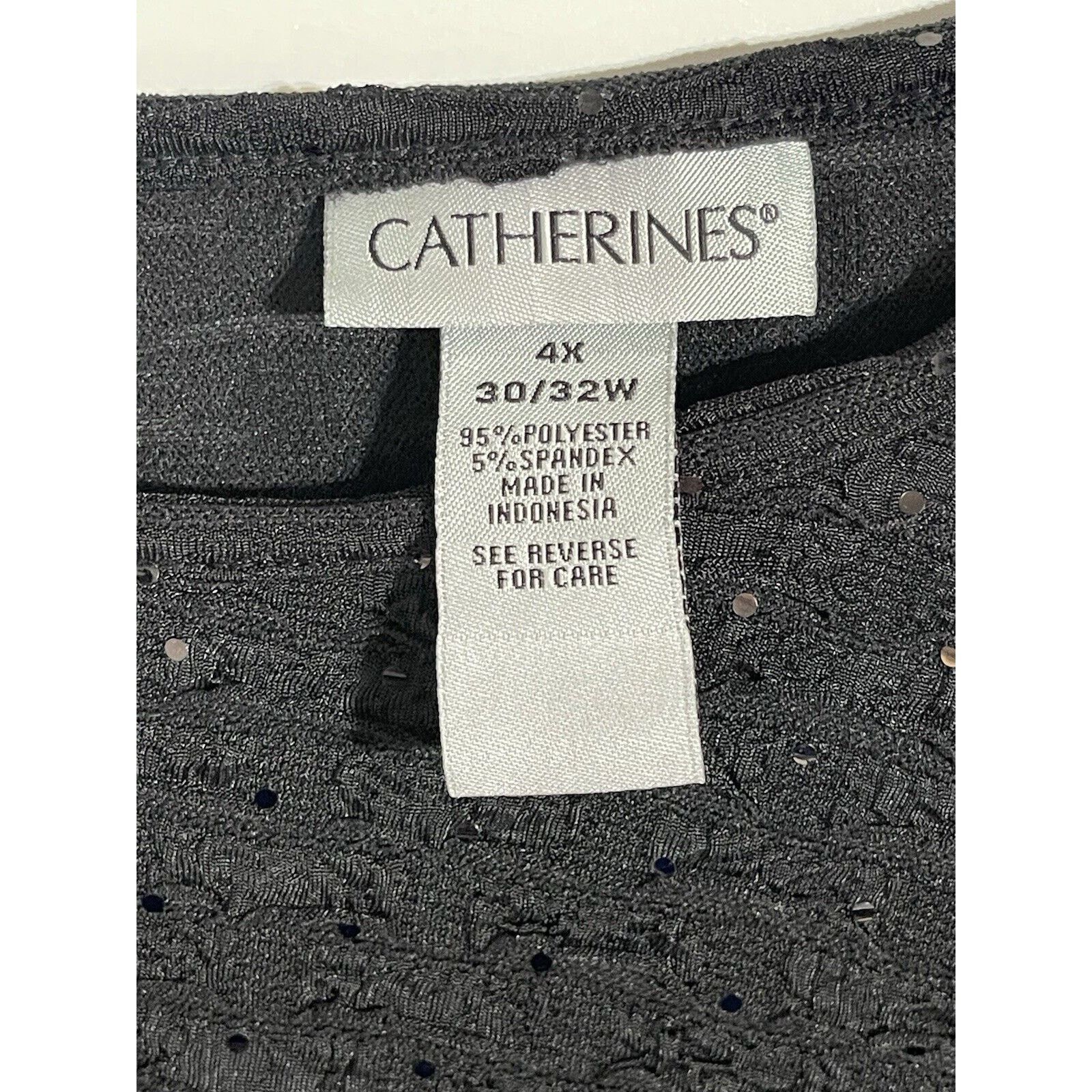 Other Catherines Womens Plus 4X Sequins Sparkly Dark Fairy Witchy Size 4XL / US 24-26 - 6 Thumbnail
