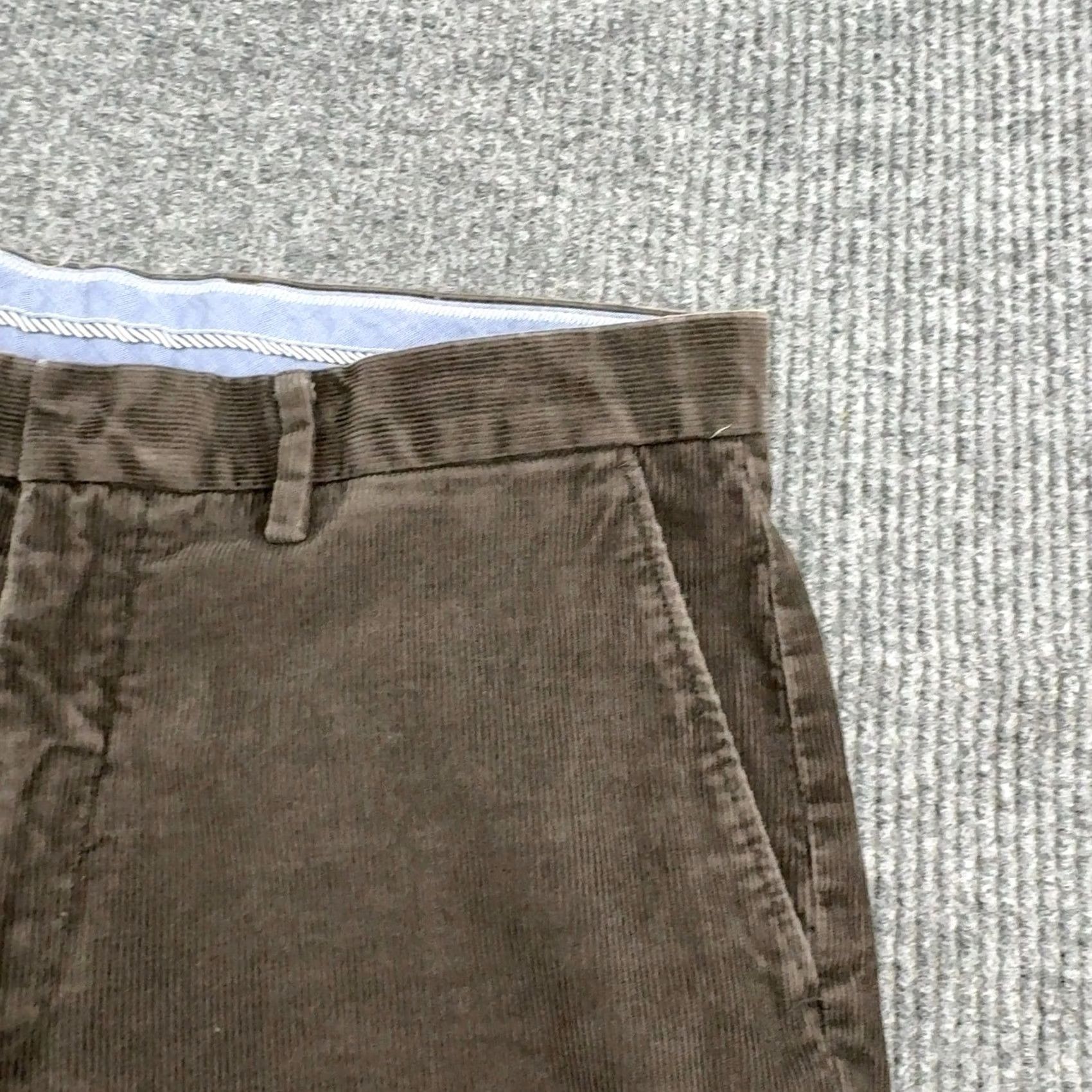 J.Crew J.Crew Pants Mens 33x32 Brown 100% Cotton Corduroy Classic Fit Preppy Casual Workwear Chino Pants Mens Brown Corduroy Classi Fits Size US 33 - 4 Thumbnail