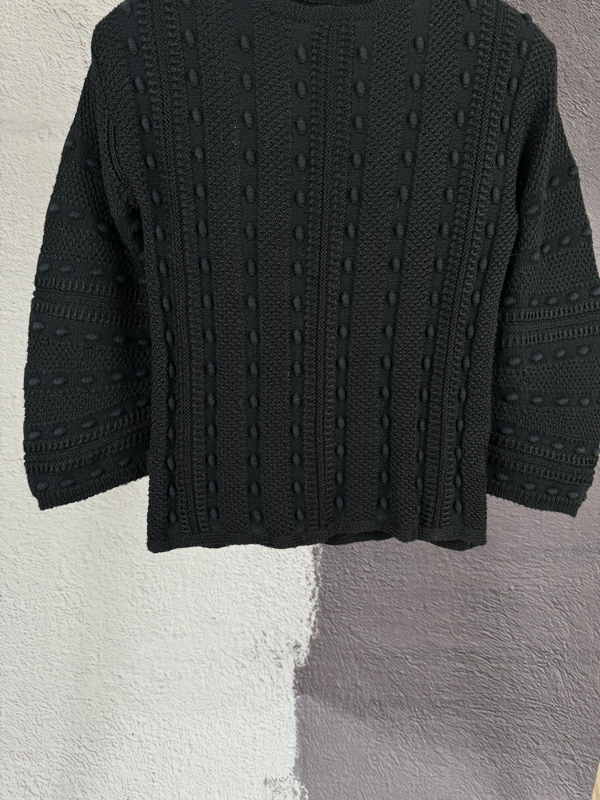 Massimo Dutti Massimo Dutti black wide sleeve knitted sweater Size XS / US 0-2 / IT 36-38 - 5 Thumbnail