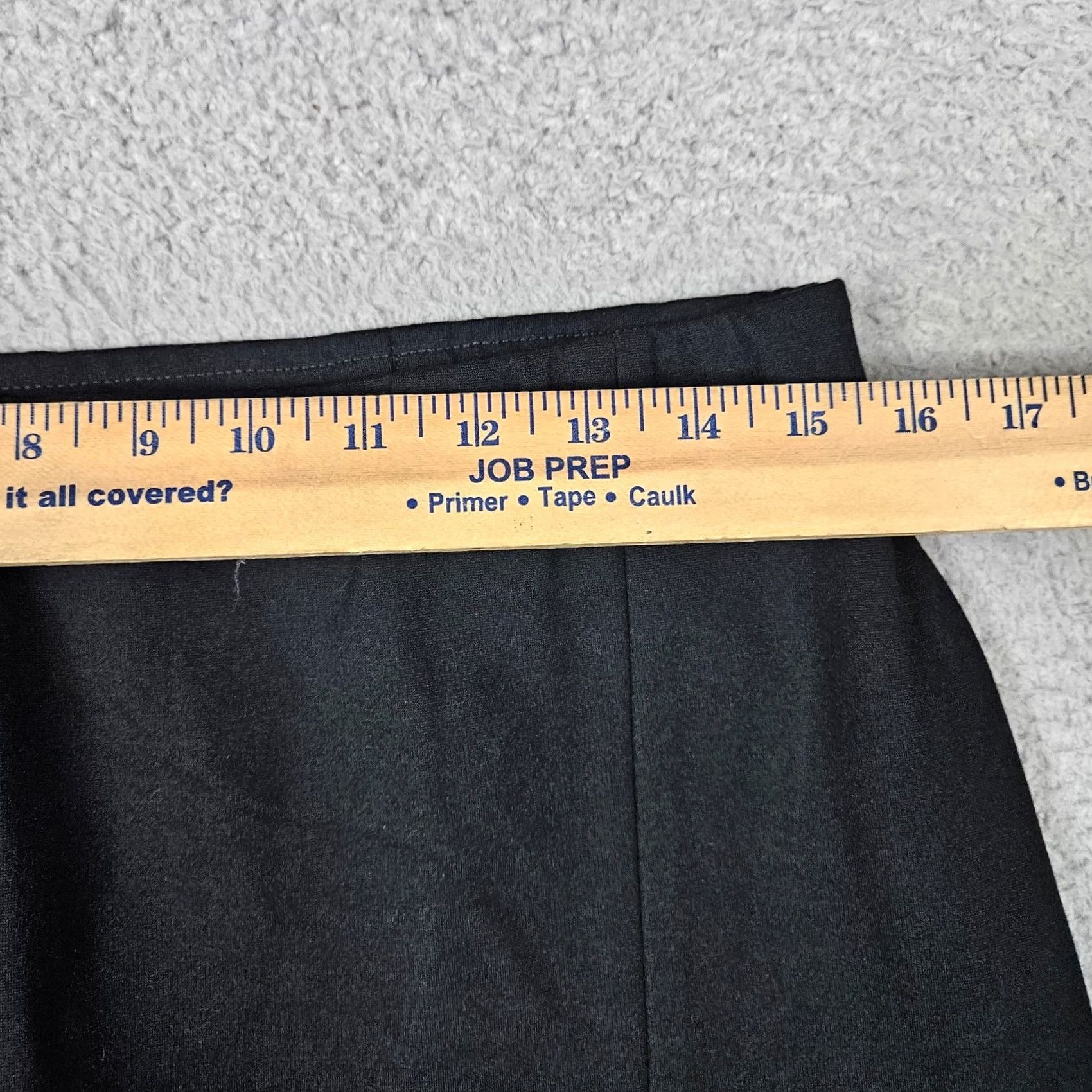 J. Jill J.JILL Black Pencil Skirt Zipper Front Womens S Glove/All Seasons Style A-Line Short Rise Mid (No N/A) Size 28" / US 6 / IT 42 - 5 Thumbnail