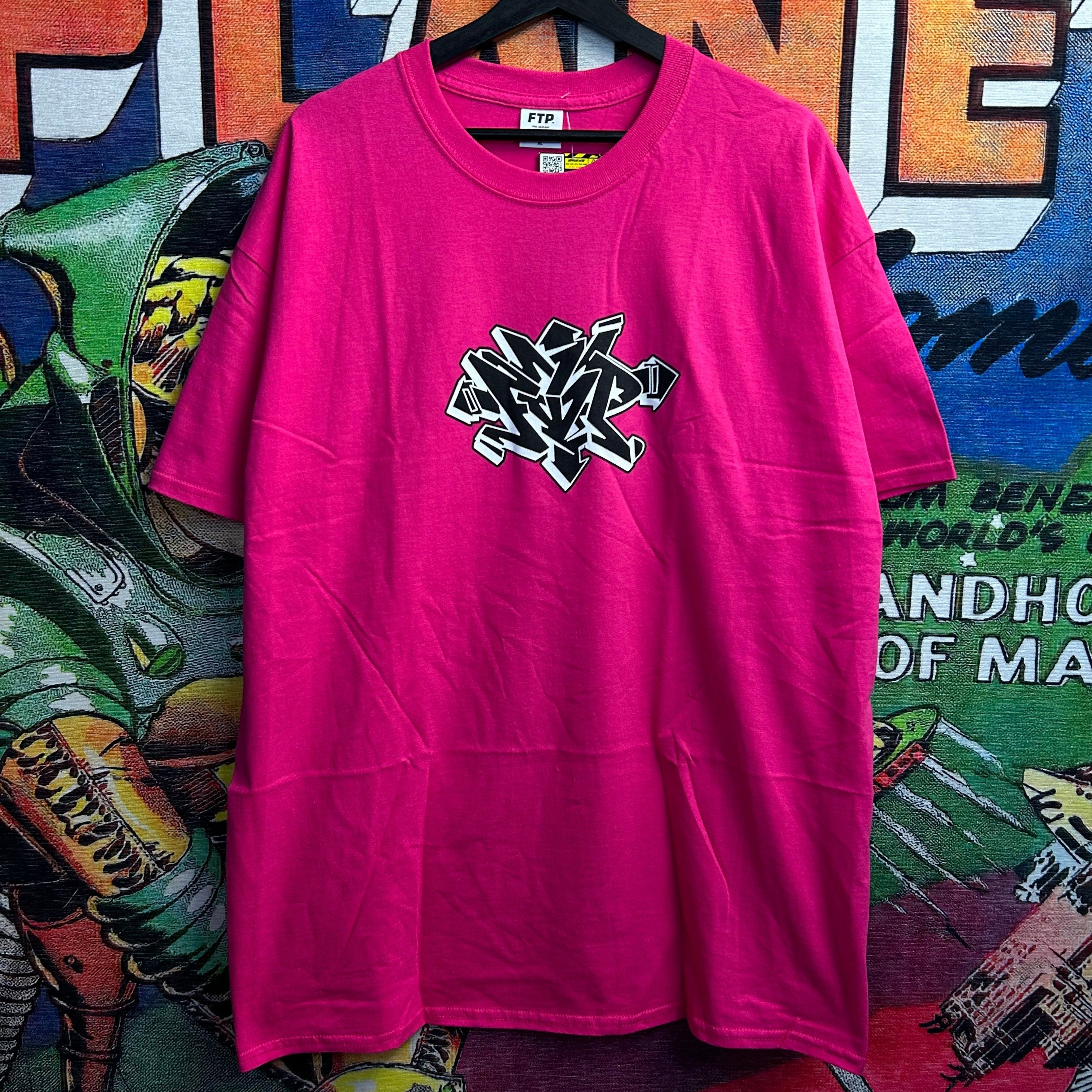 image of Brand New Ftp Stash Hot Pink Tee Ss22 Size Xl, Men's