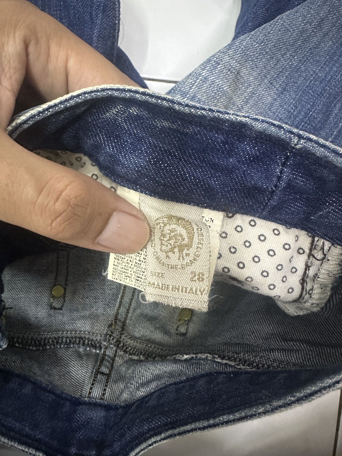 Diesel × Vintage Vintage DIESEL Industry Denim Size US 31 - 13 Thumbnail
