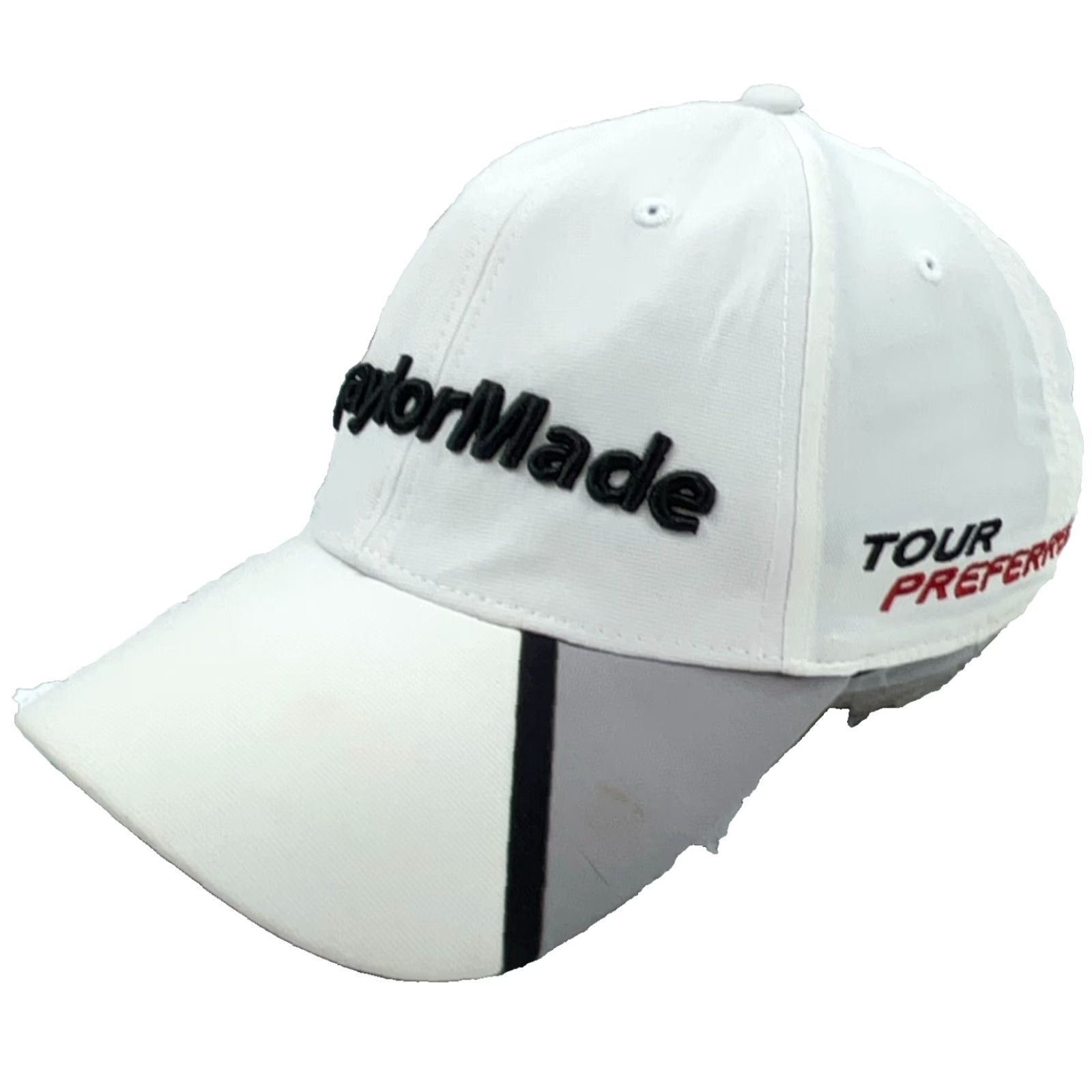 TaylorMade TaylorMade Hat Cap Strap Back White Golf Tour Performance SLDR Dad Spell Out Size ONE SIZE - 2 Thumbnail