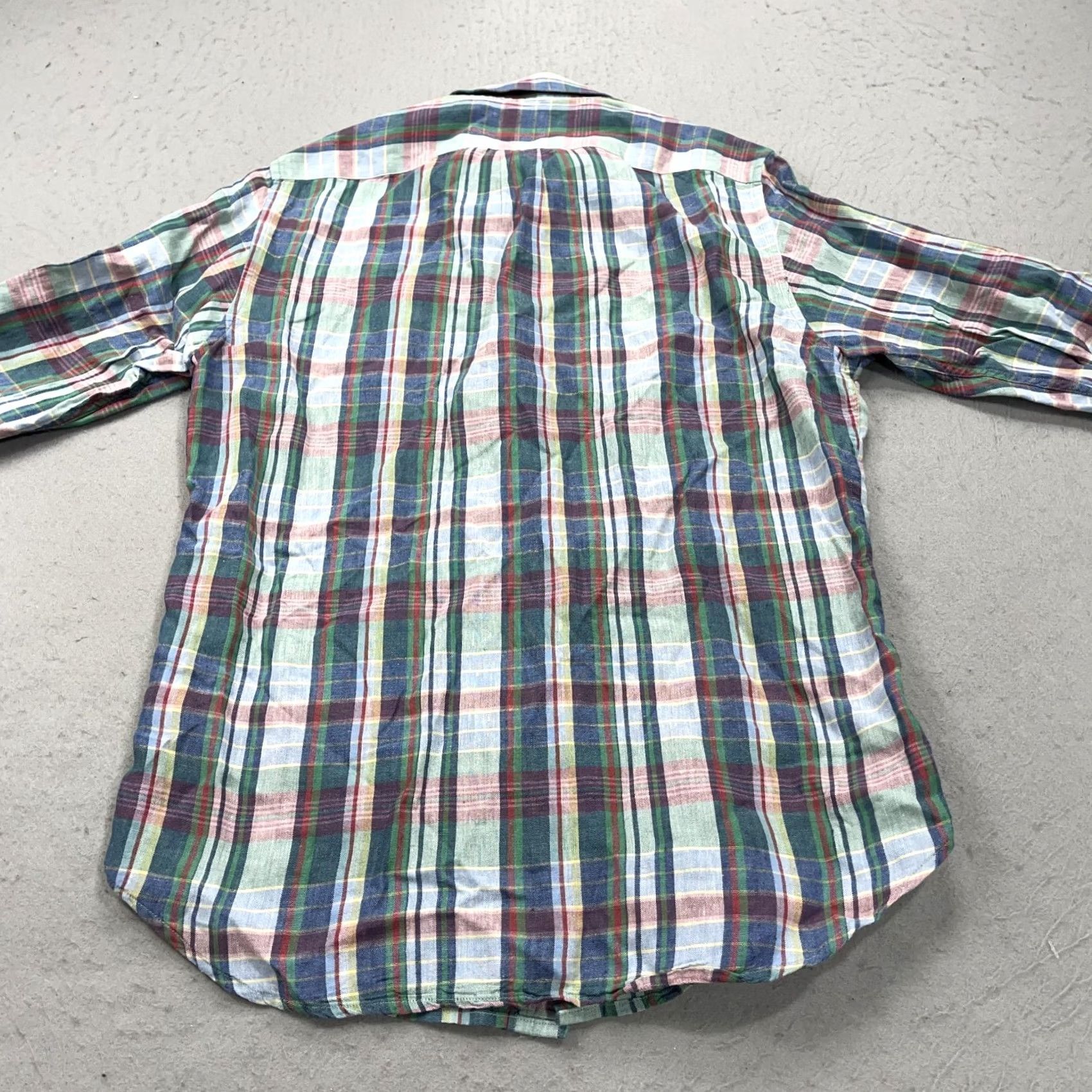 J.Crew J.CREW Shirt Mens Small Colorful 100% Irish Linen Baird McNutt Classic Button Size US S / EU 44-46 / 1 - 6 Thumbnail