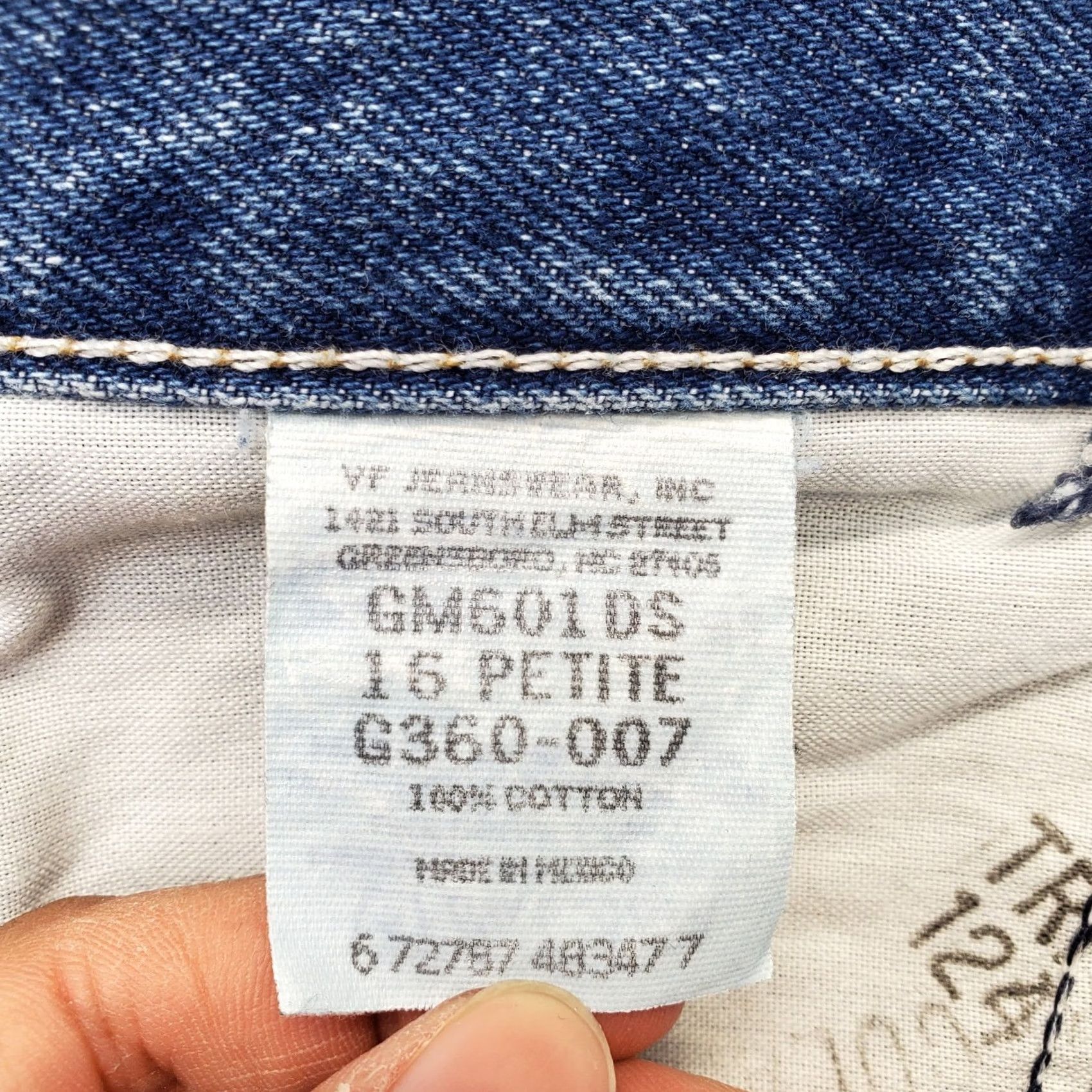 Vintage Gitano Mom Jeans Womens 16P Blue Denim Low Waist Relaxed Fit Streetwear GM601DS Jeans Womens 16P Blue 29" Inseam 5-Pocket Design Mens? Size 38" / US 16 / IT 52 - 7 Thumbnail