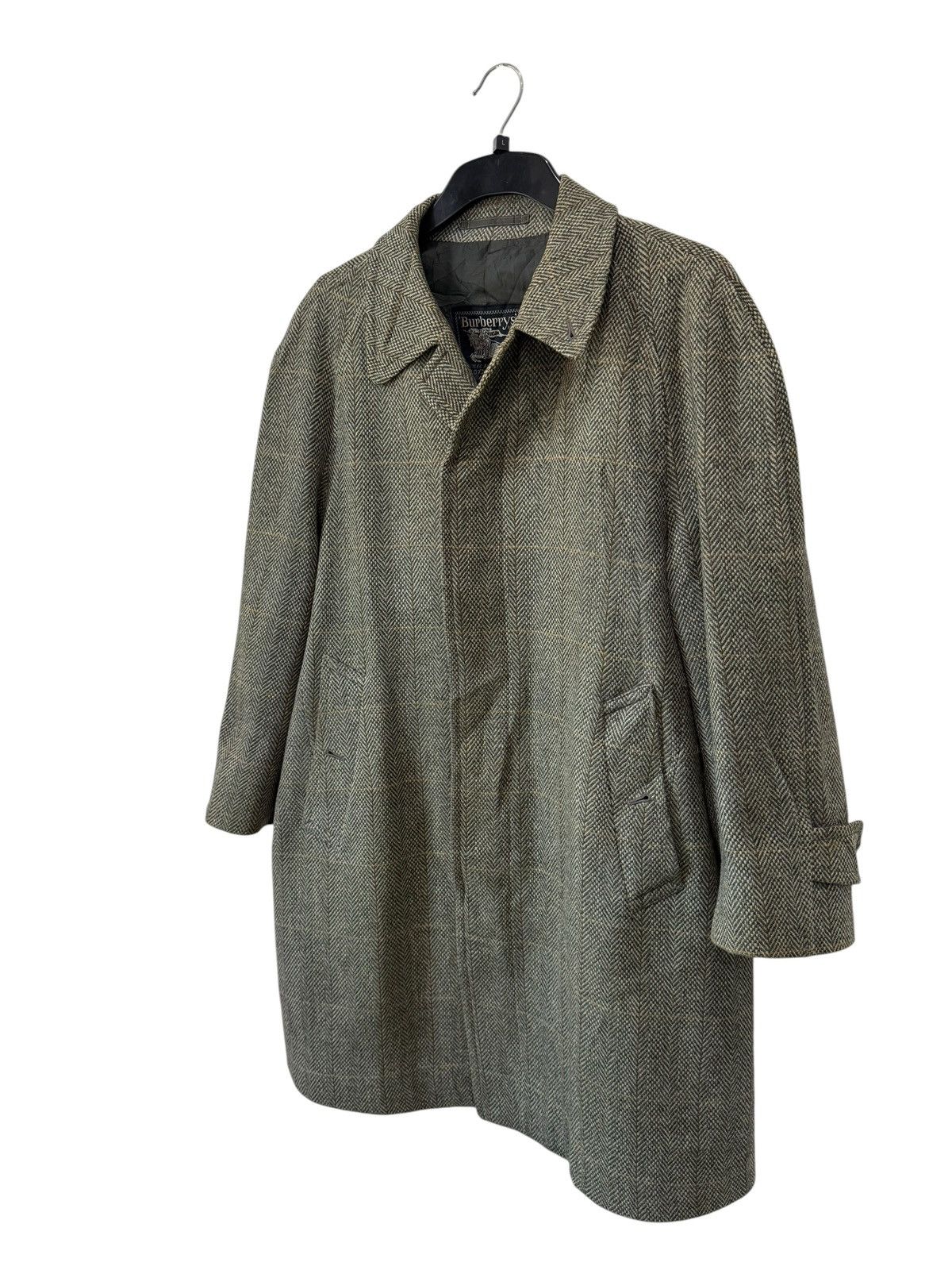 Burberry Prorsum Vintage Burberrys Prorsum Herringbone Wool Jacket Coat Size US M / EU 48-50 / 2 - 3 Thumbnail