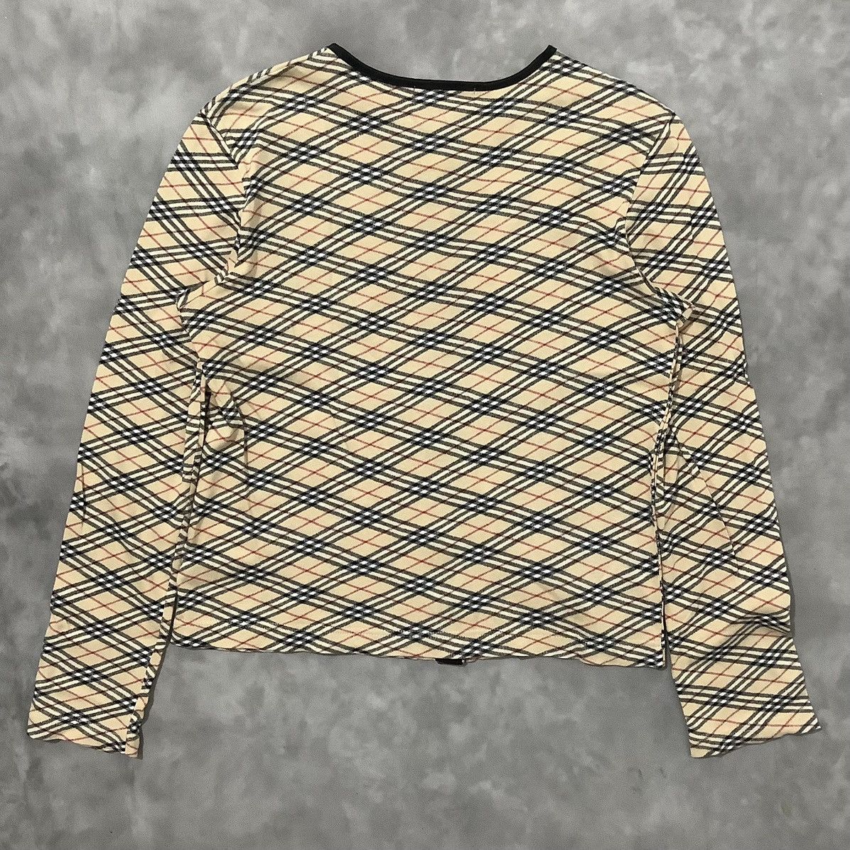 Burberry × Designer Burberry Nova Check Long Slevee Vintage Style Size M / US 6-8 / IT 42-44 - 6 Thumbnail