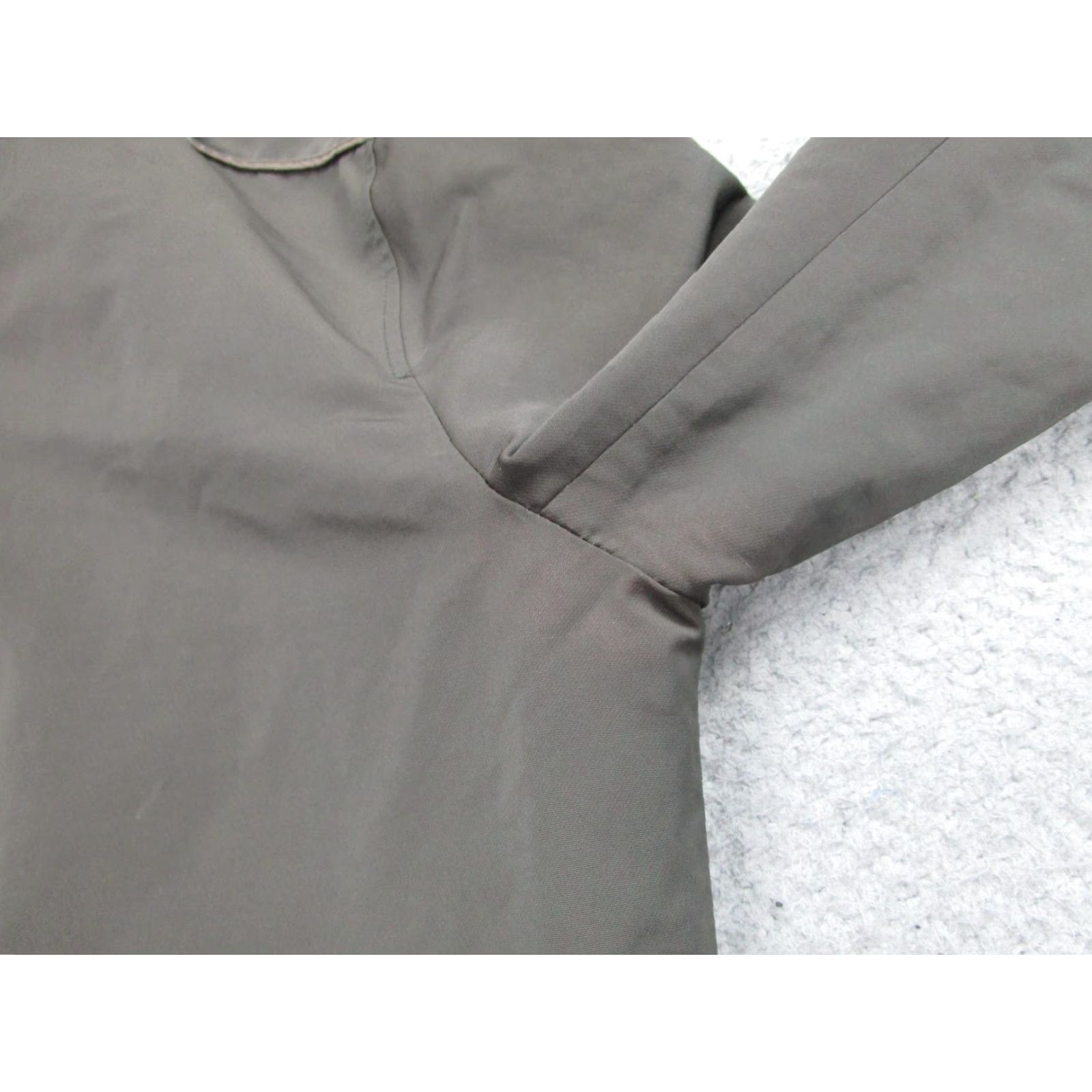 Vince Vince Jacket Mens Small Green Bomber Full Zip Ribbed Hem Lined Cotton Casual Size US S / EU 44-46 / 1 - 5 Thumbnail