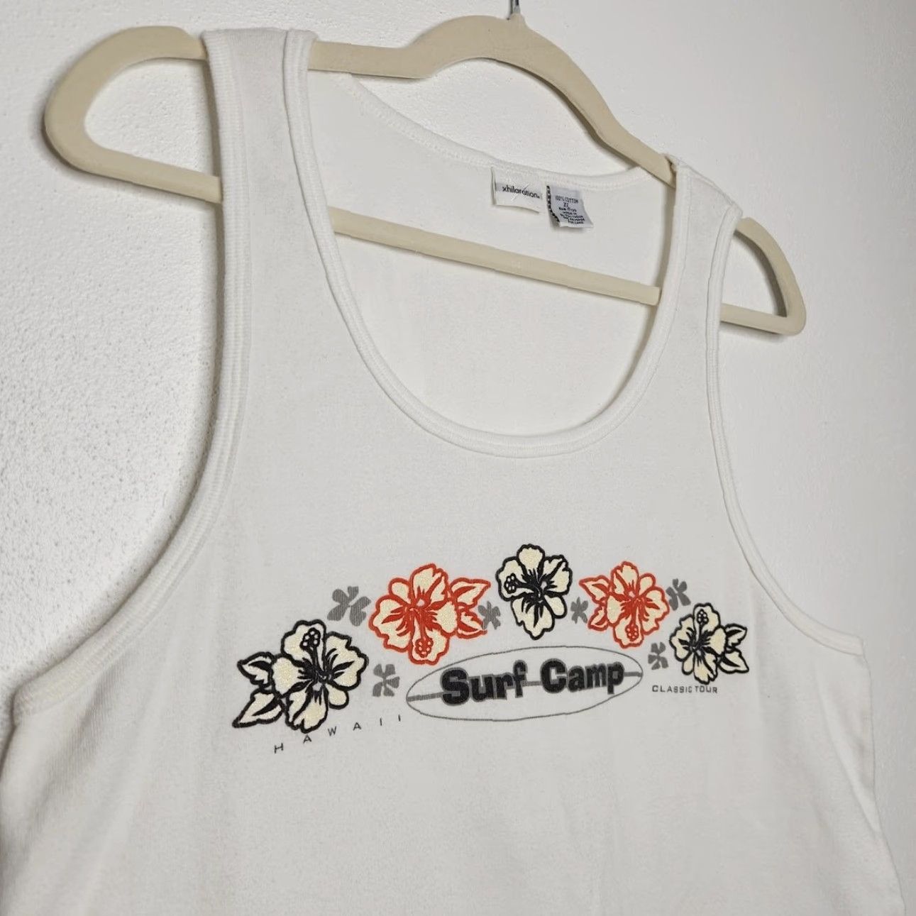 Vintage Vintage Xhilaration 90s White XL Tank Top Surf Surfer Aloha Hawaii User: Vintage Xhilaration 90s White XL Tank Top Surf Surfer Aloha Hawaii Size XL / US 12-14 / IT 48-50 - 3 Thumbnail