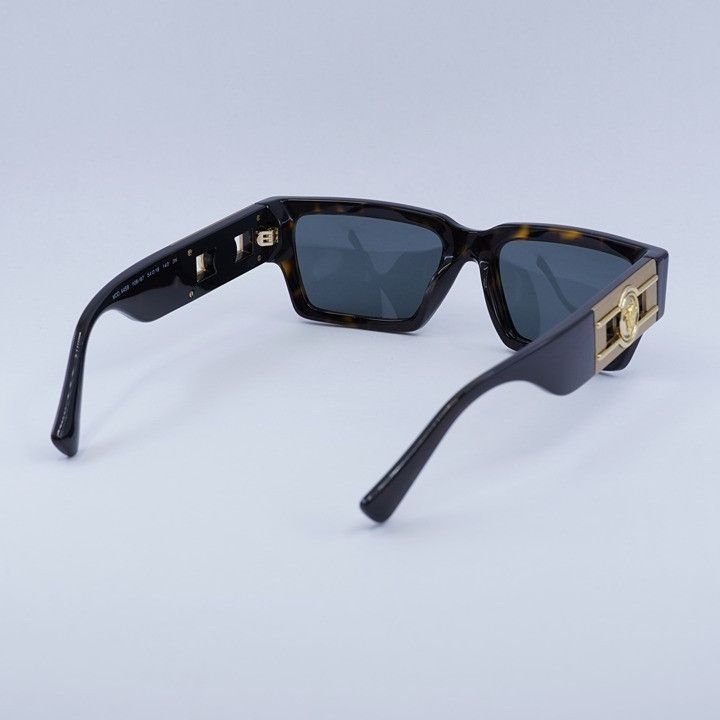 Versace Versace VE4459 108/87 Unisex Sunglasses Havana Rectangle Size ONE SIZE - 11 Thumbnail