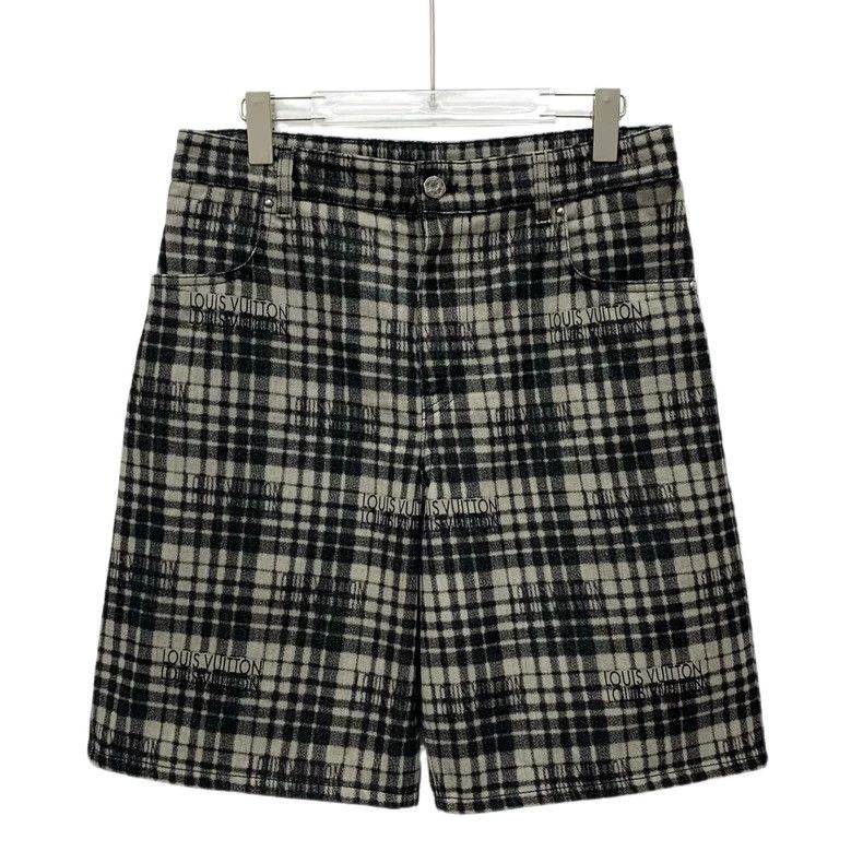 Louis Vuitton Louis Vuitton 23 cotton casual shorts with black plaid log Size US 29 - 1 Thumbnail