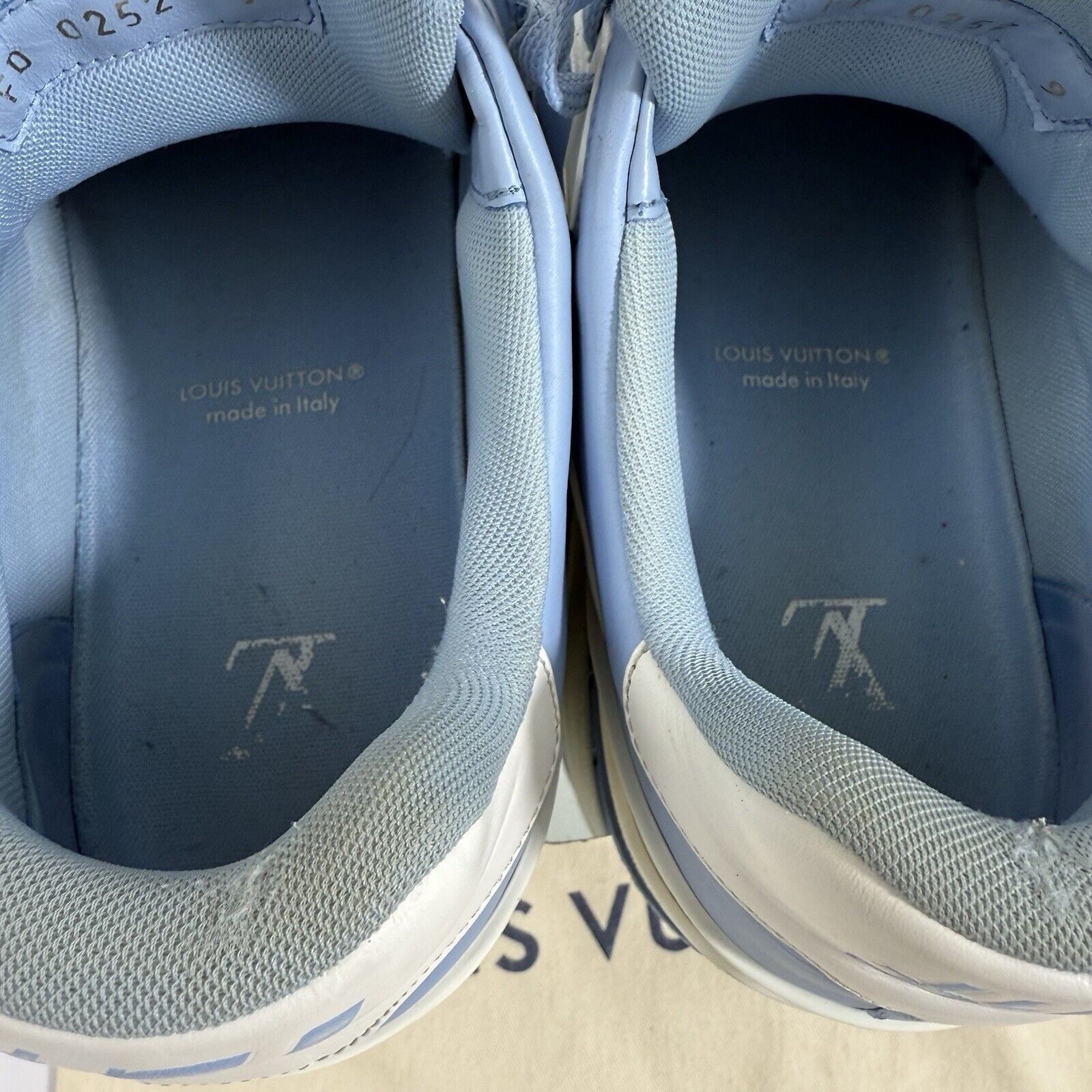 Louis Vuitton Louis Vuitton LV Trainer Sneakers Baby Blue Size 9 US Size US 9 / EU 42 - 9 Thumbnail
