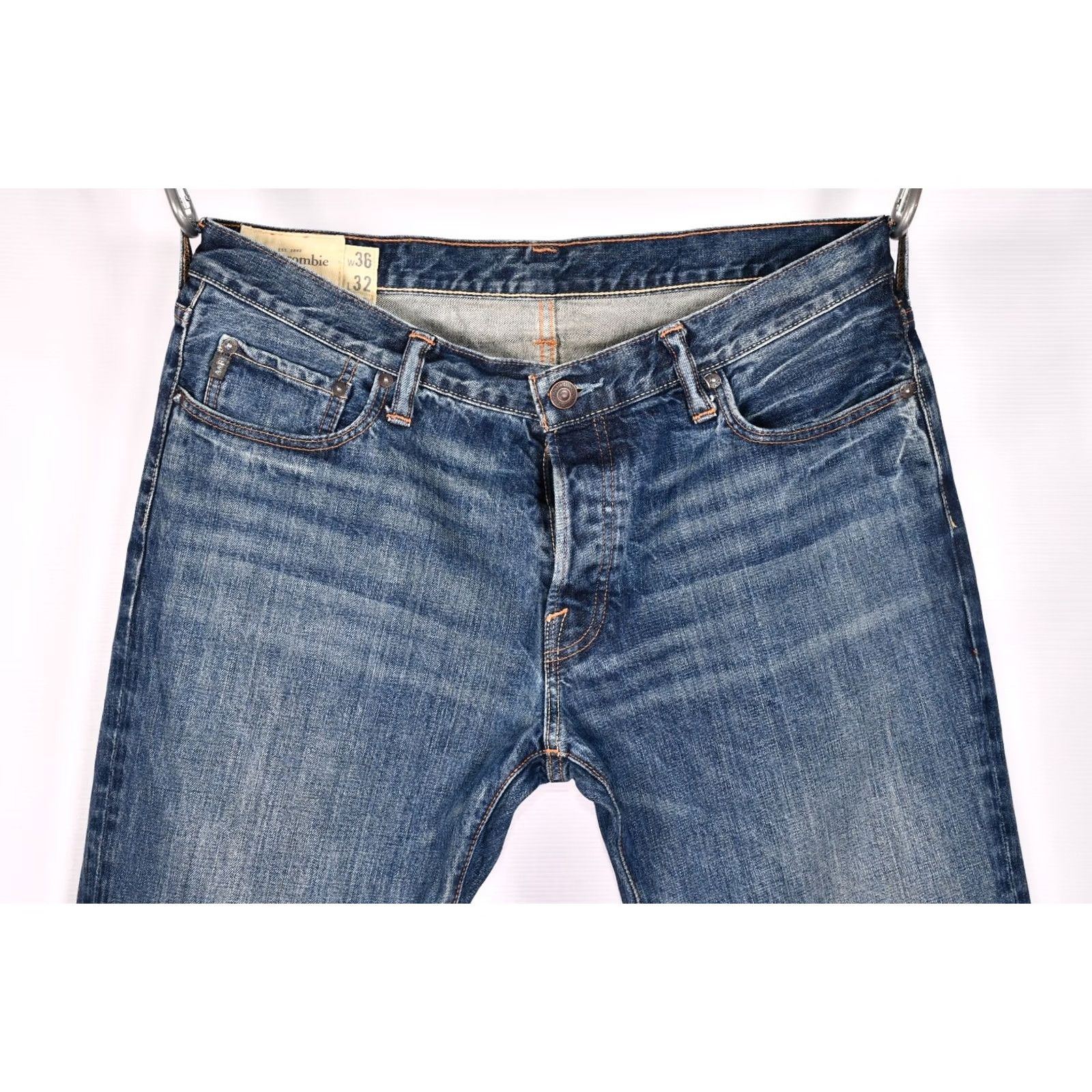 Abercrombie & Fitch Abercrombie & Fitch Jeans Main Selling Point Men Skinny Jeans W36 L32 Blue 100% Cotton 36 32in XS? Size US 36 / EU 52 - 2 Thumbnail