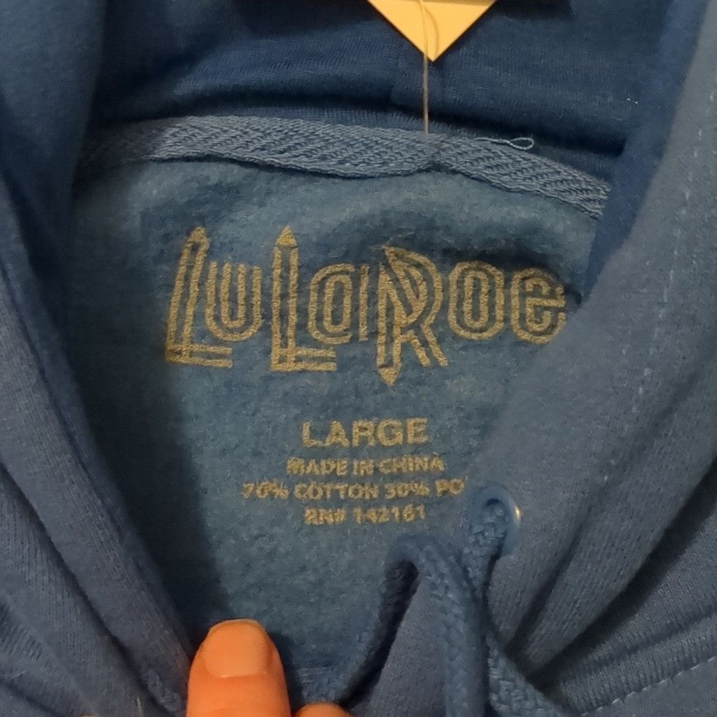 Other Lularoe Alex "Main Character Energy" hoodie size large Size L / US 10 / IT 46 - 6 Thumbnail