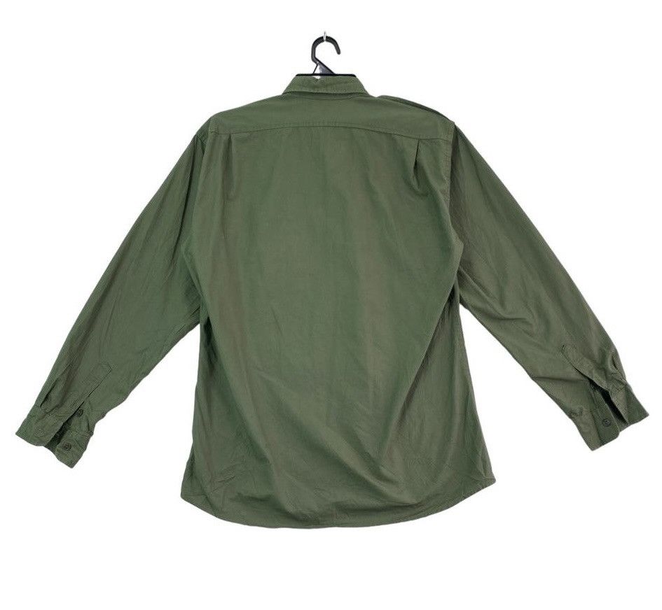 Japanese Brand × Vintage Vtg 90s E Paulette Houston U.S Army patch button up shirt Size US M / EU 48-50 / 2 - 5 Thumbnail