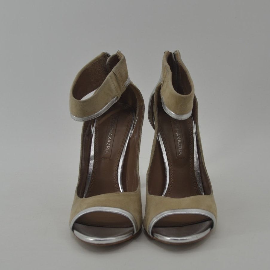 Bcbgmaxazria BCBG Maxazria Silver Metallic Suede Goat Leather EU 37 US 7 Size US 6.5 / IT 36.5 - 3 Thumbnail