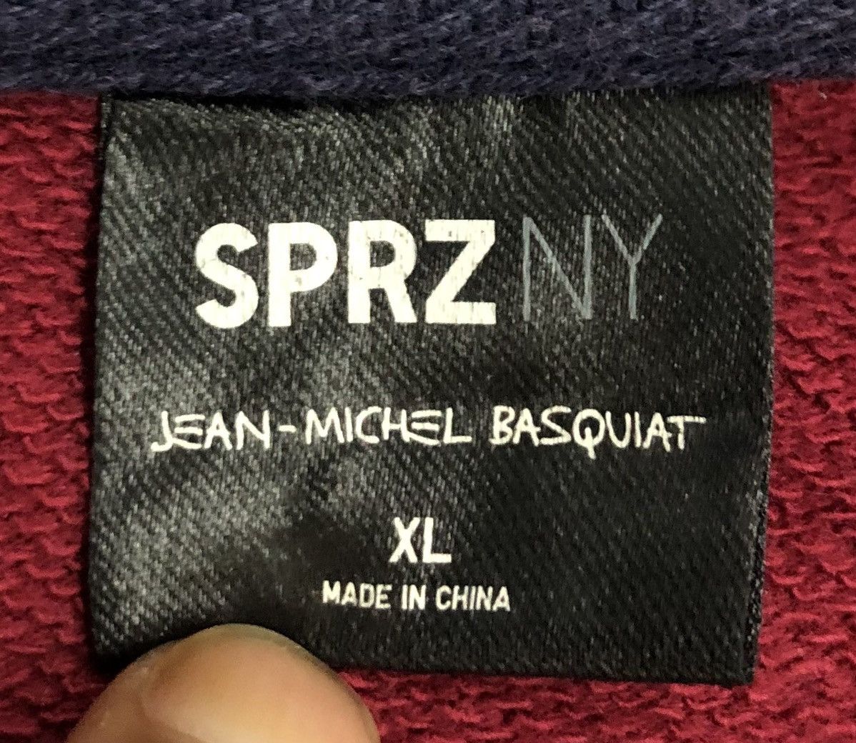 Jean-Michel Basquiat × Uniqlo × Vintage Vintage Uniqlo SPRZNY Jean-Michel Basquiat Sweatshirt Size US XL / EU 56 / 4 - 12 Thumbnail
