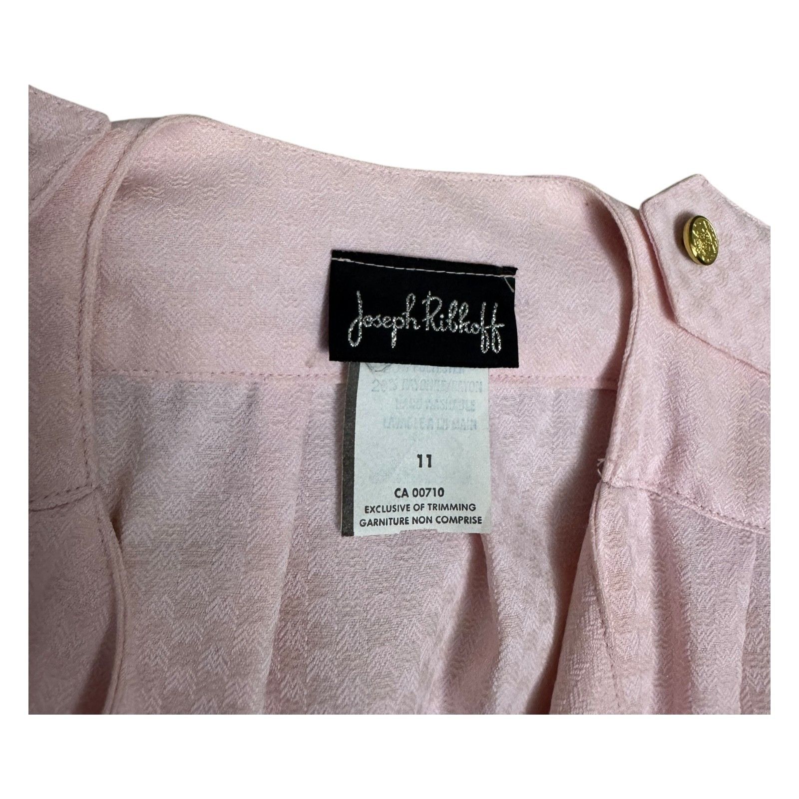 Joseph Ribkoff JOSEPH RIBKOFF Vintage 90s Business Casual Trench Blazer XL Size XL / US 12-14 / IT 48-50 - 3 Thumbnail