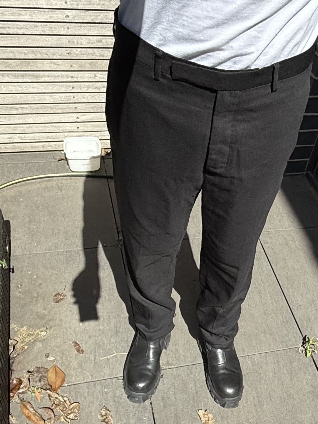 Rick Owens Rick Owens Wool Slim Astaires Long RU21S6374WG Size 50L - 12 Thumbnail