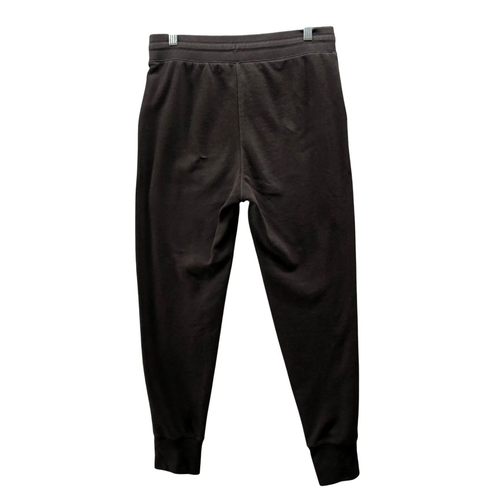 Uniqlo Uniqlo Sweatpants Mens M Black Fleece Drawstring Pockets Elastic Waist Lounge Athletic Pants Regular Tapered Casual Activewear Size US 31 - 2 Thumbnail